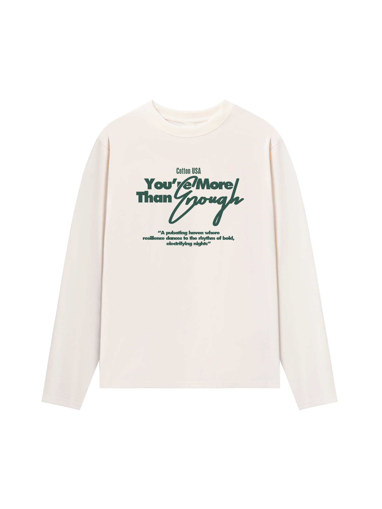 Áo Thun Dài Tay USA More Than Enough