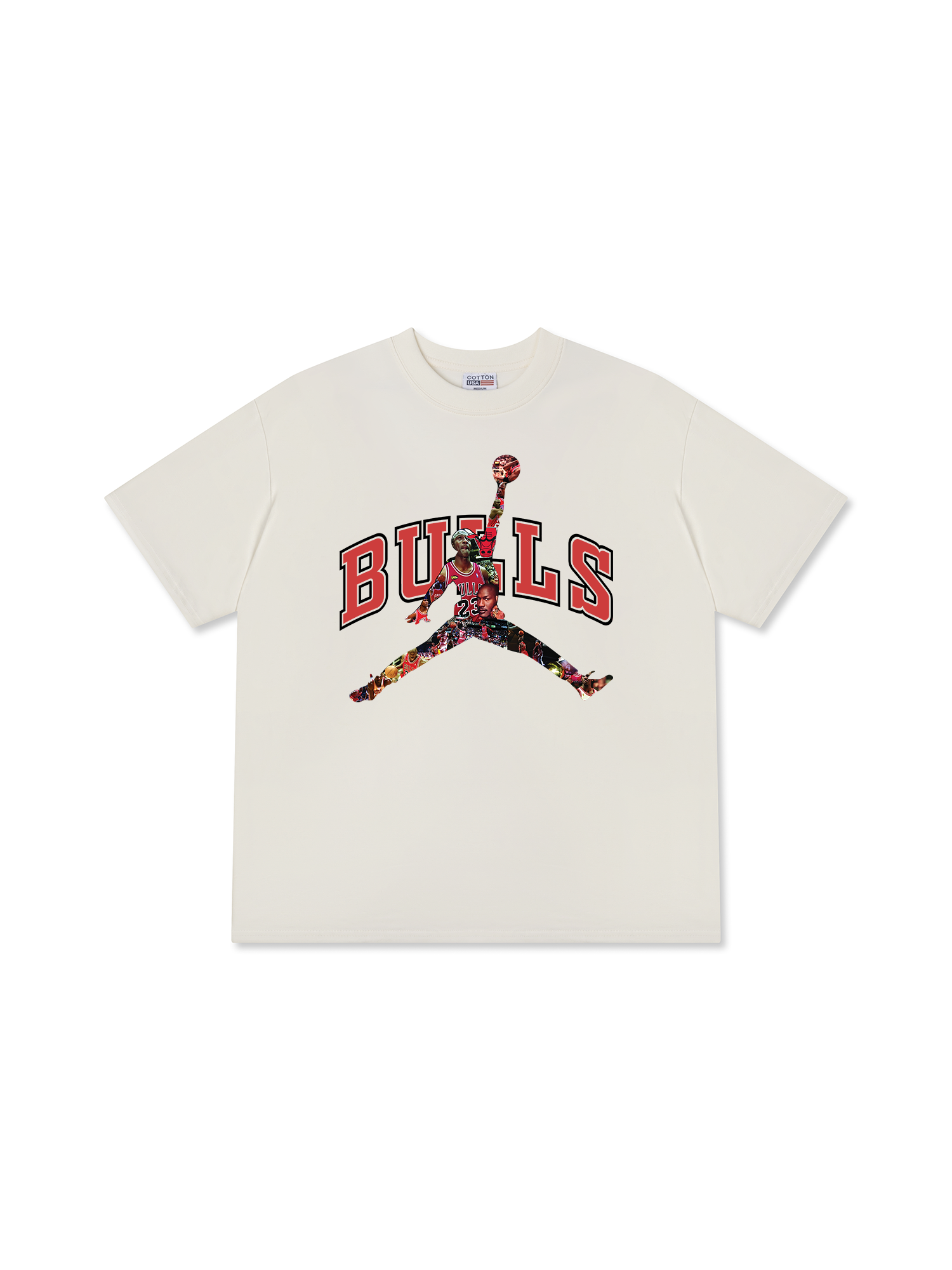 Áo Thun Relaxed Fit  Basketball Bull 23