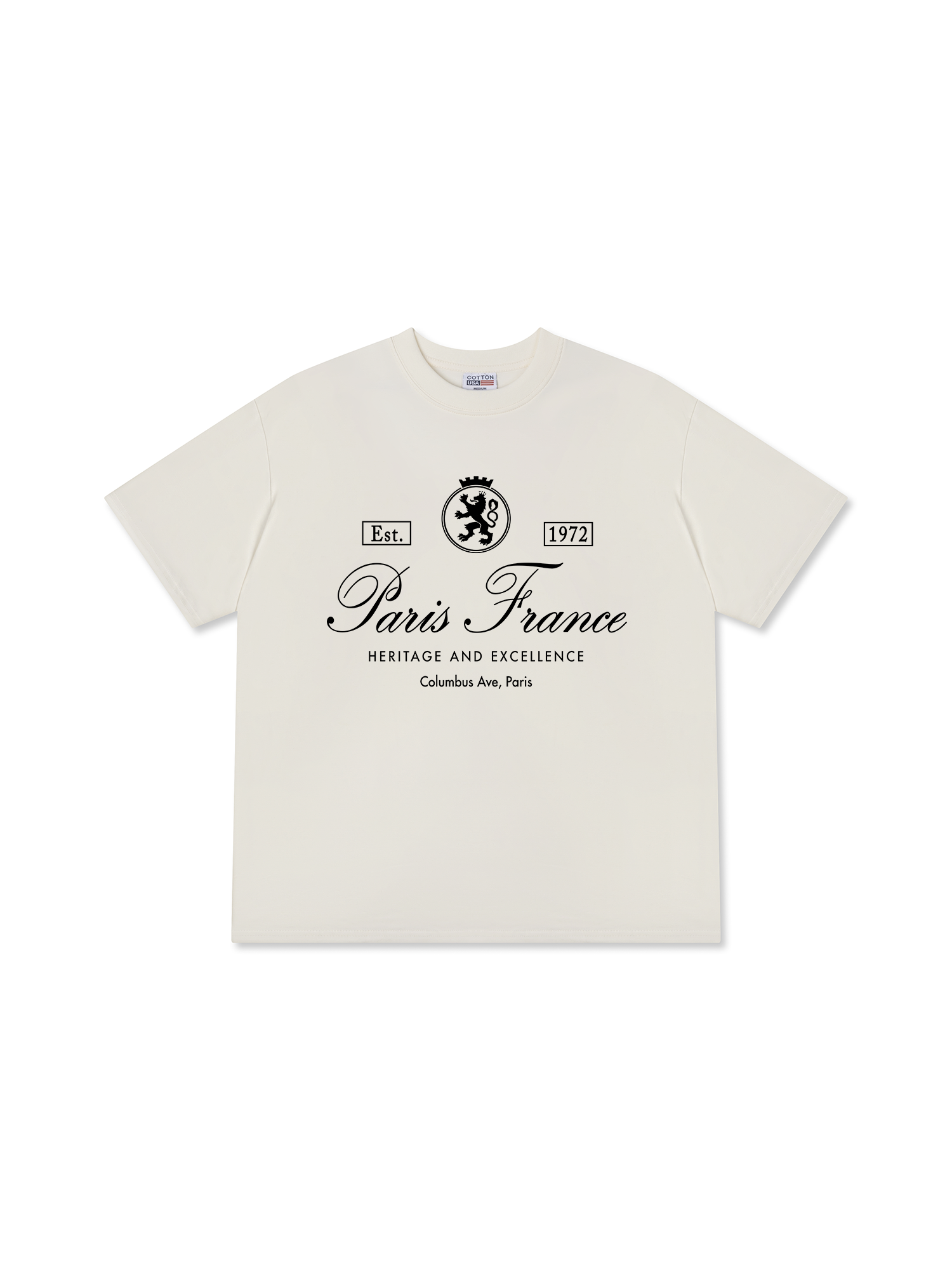 Áo Thun Relaxed Fit Vintage Paris France
