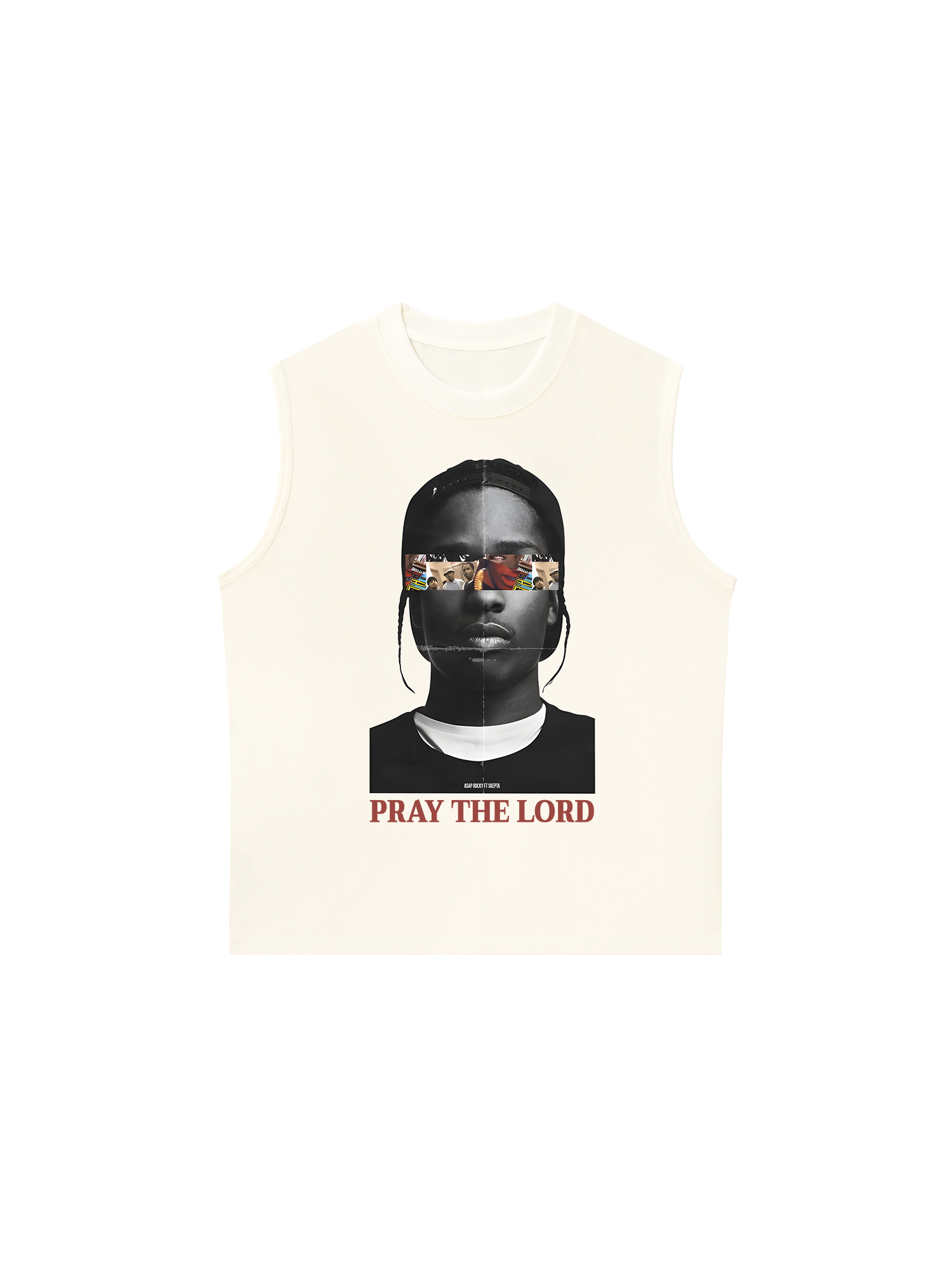 Áo Ba Lỗ Relaxed Fit Rapper Pray The Lord