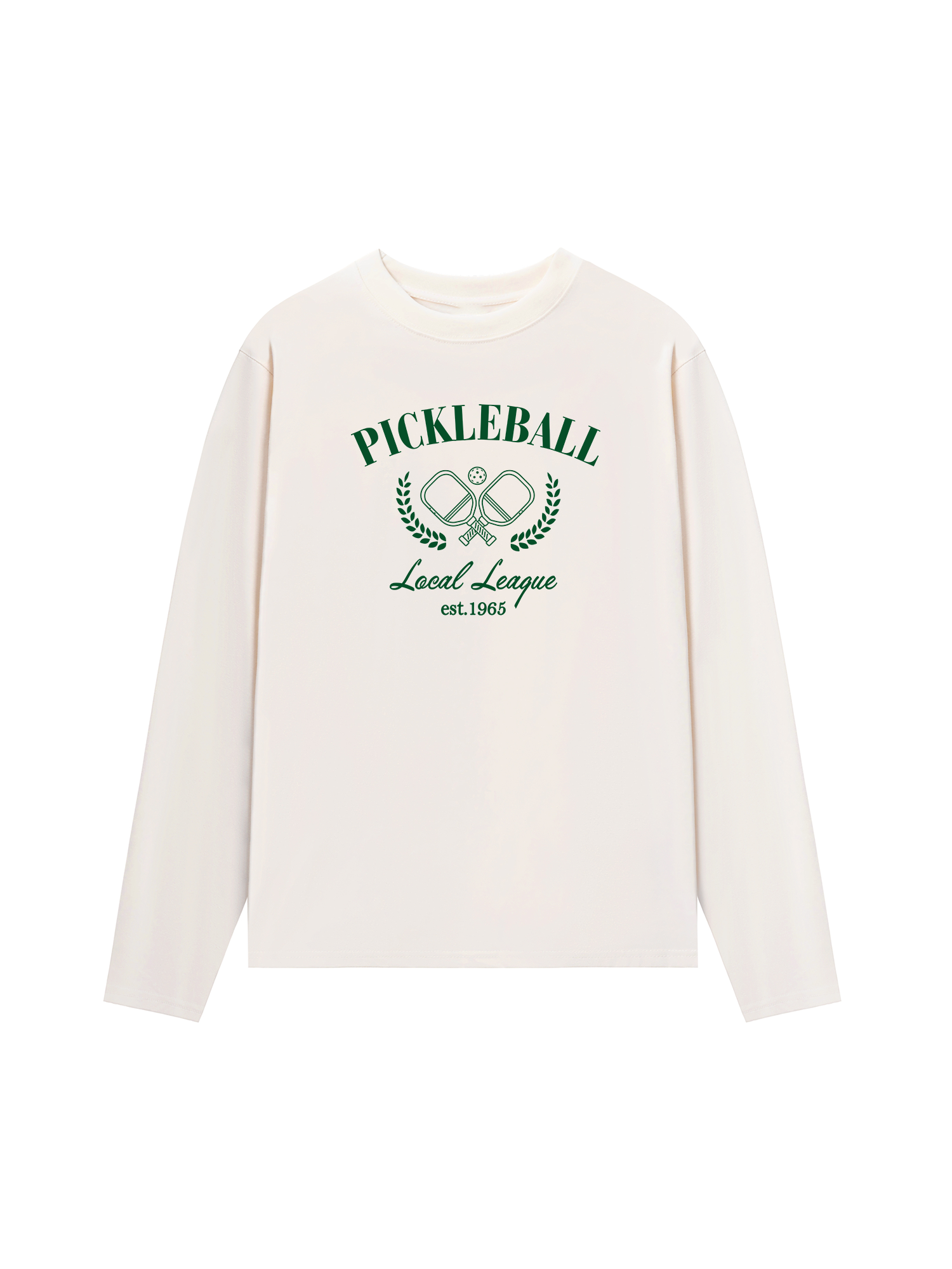 Áo Thun Dài Tay Pickleball Green Local League