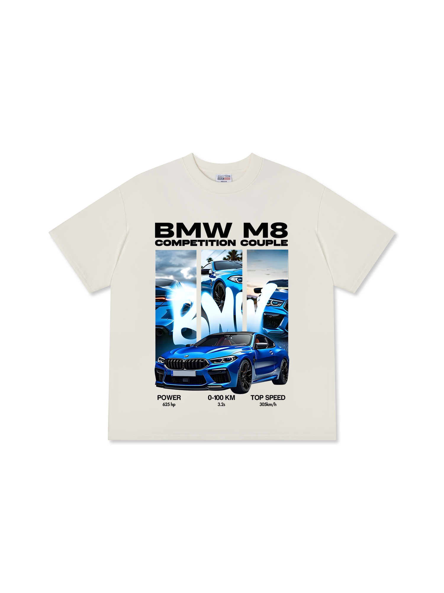 Áo Thun Relaxed Fit BMW M8 Competition Couple