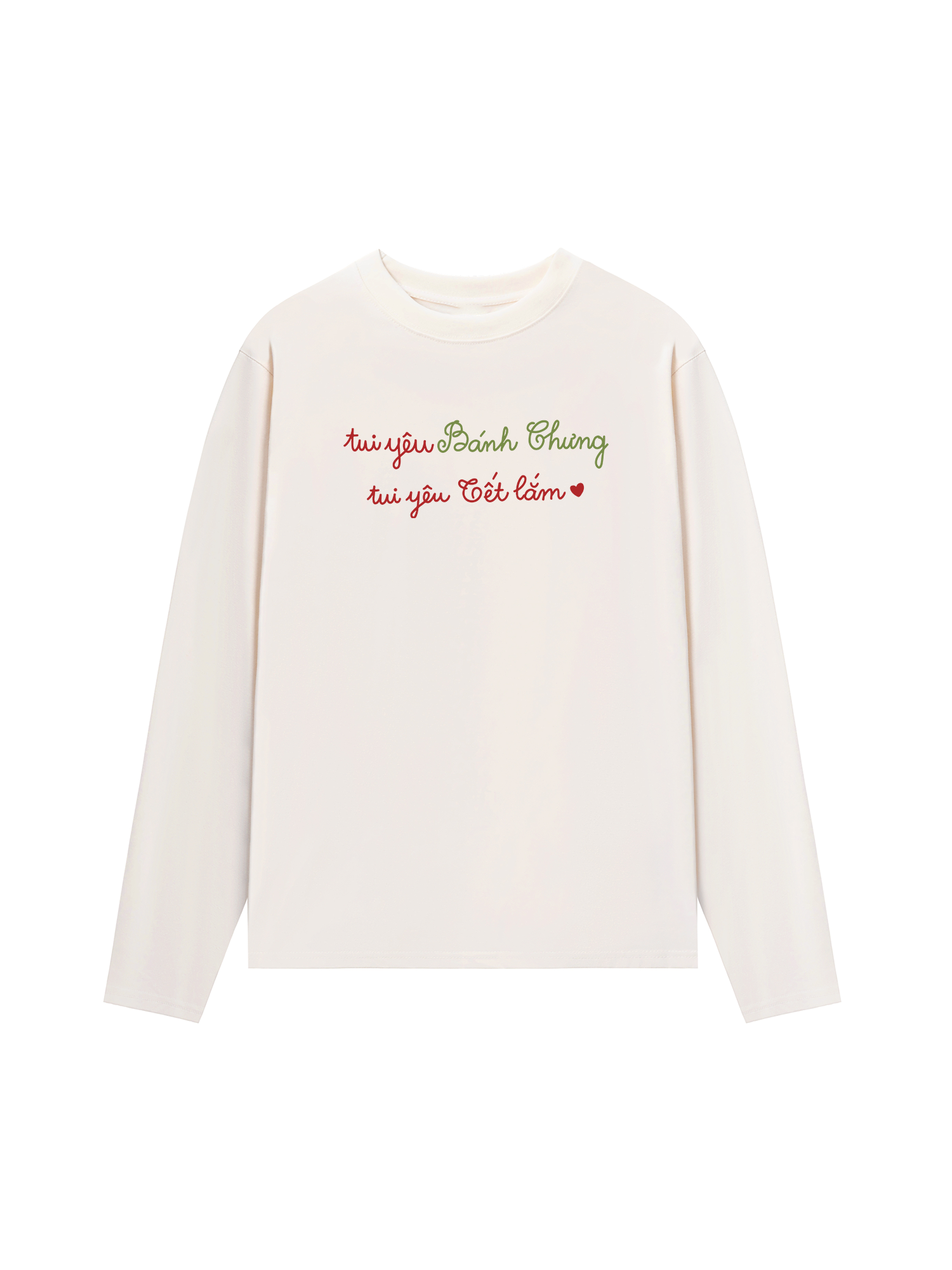 Áo Thun Dài Tay Yêu Bánh Chưng Yêu Tết