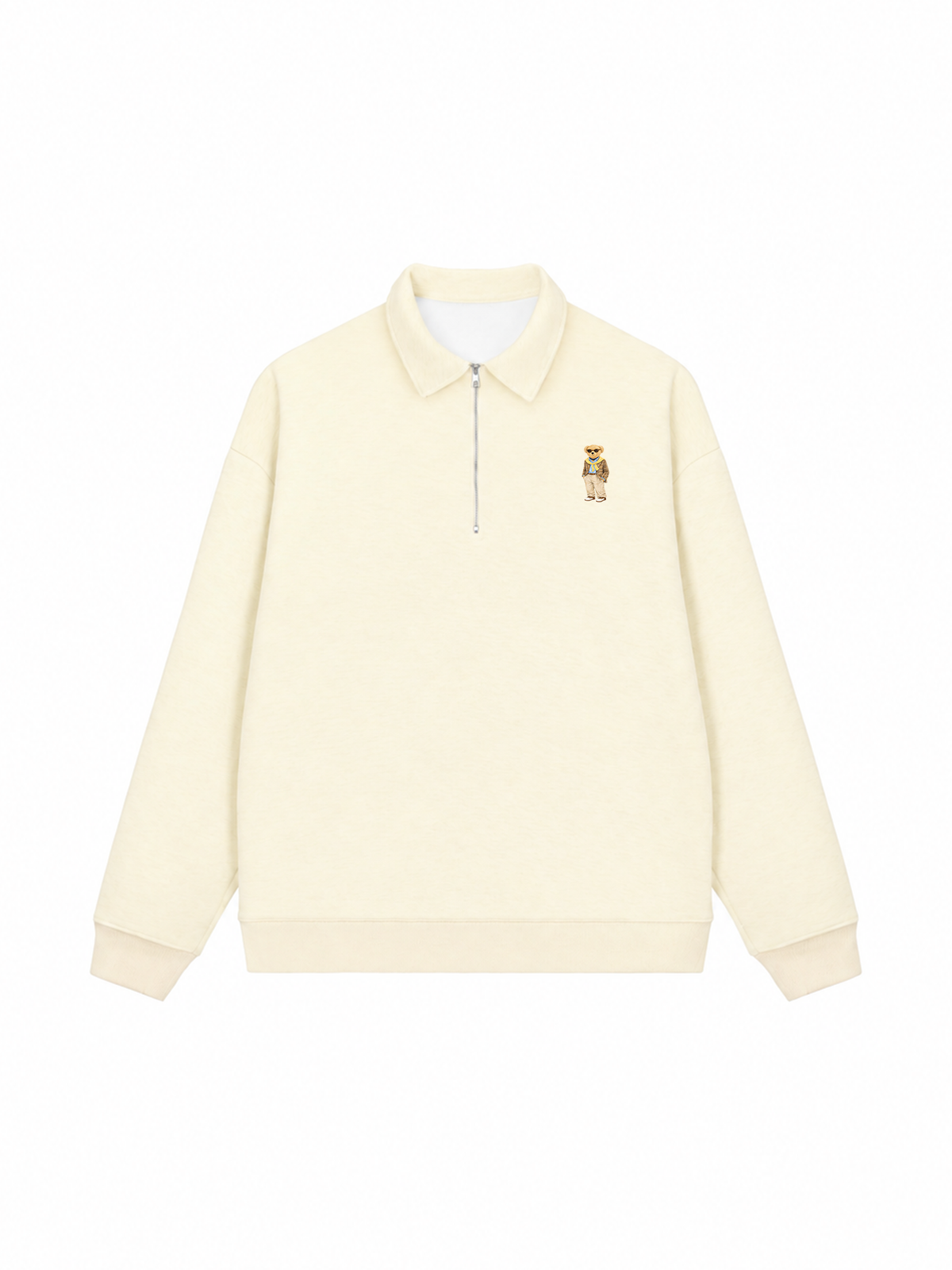Áo Sweater Polo Nỉ Hai Da Gentle Bear