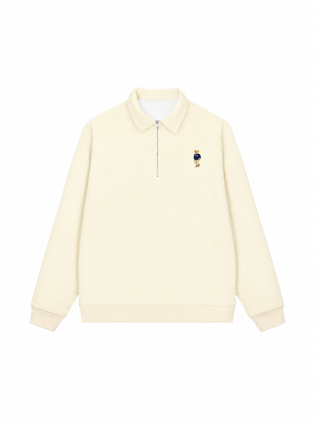 Áo Sweater Polo Nỉ Hai Da  Classic Bear