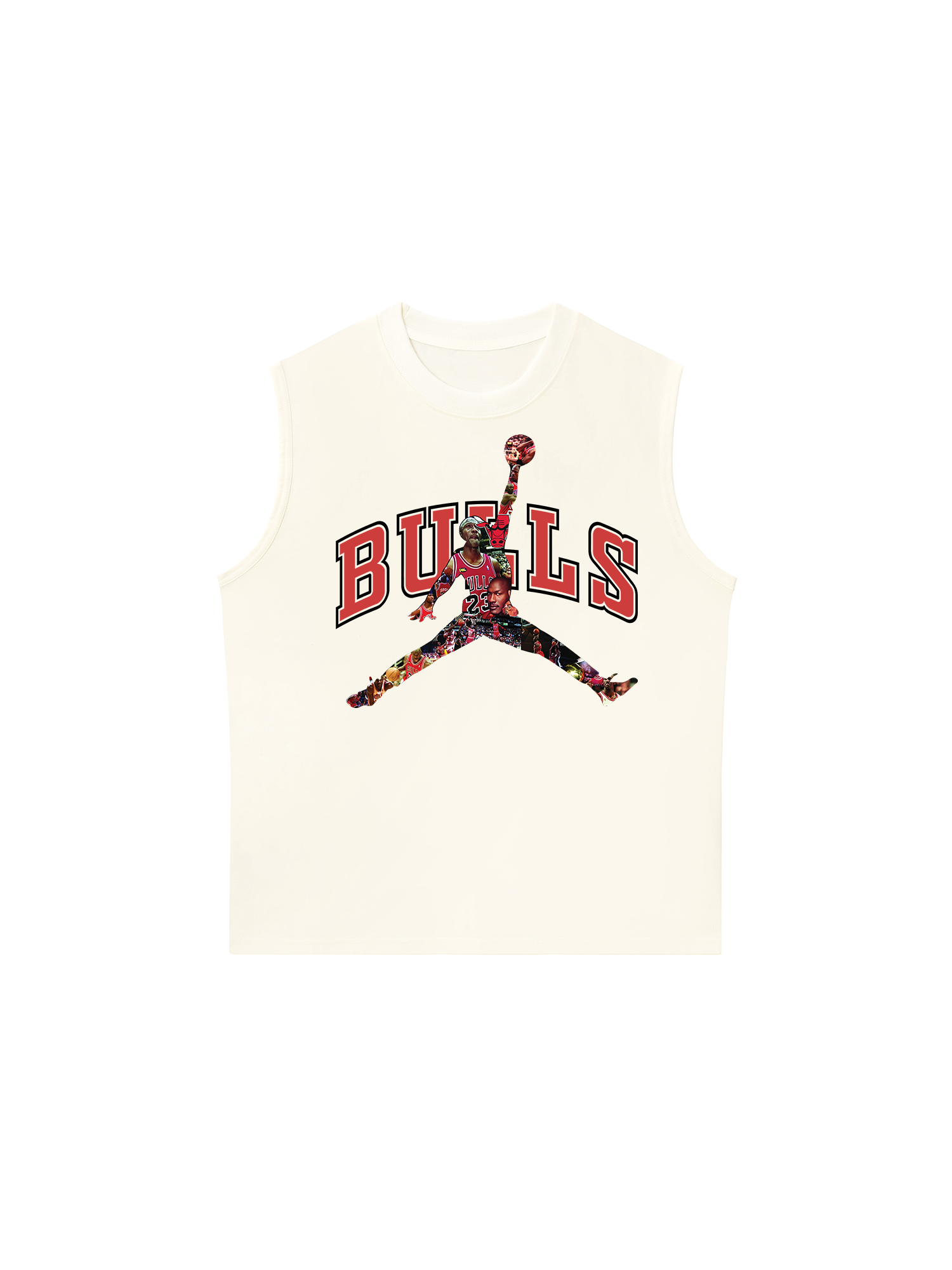 Áo Ba Lỗ Relaxed Fit Basketball Bull 23
