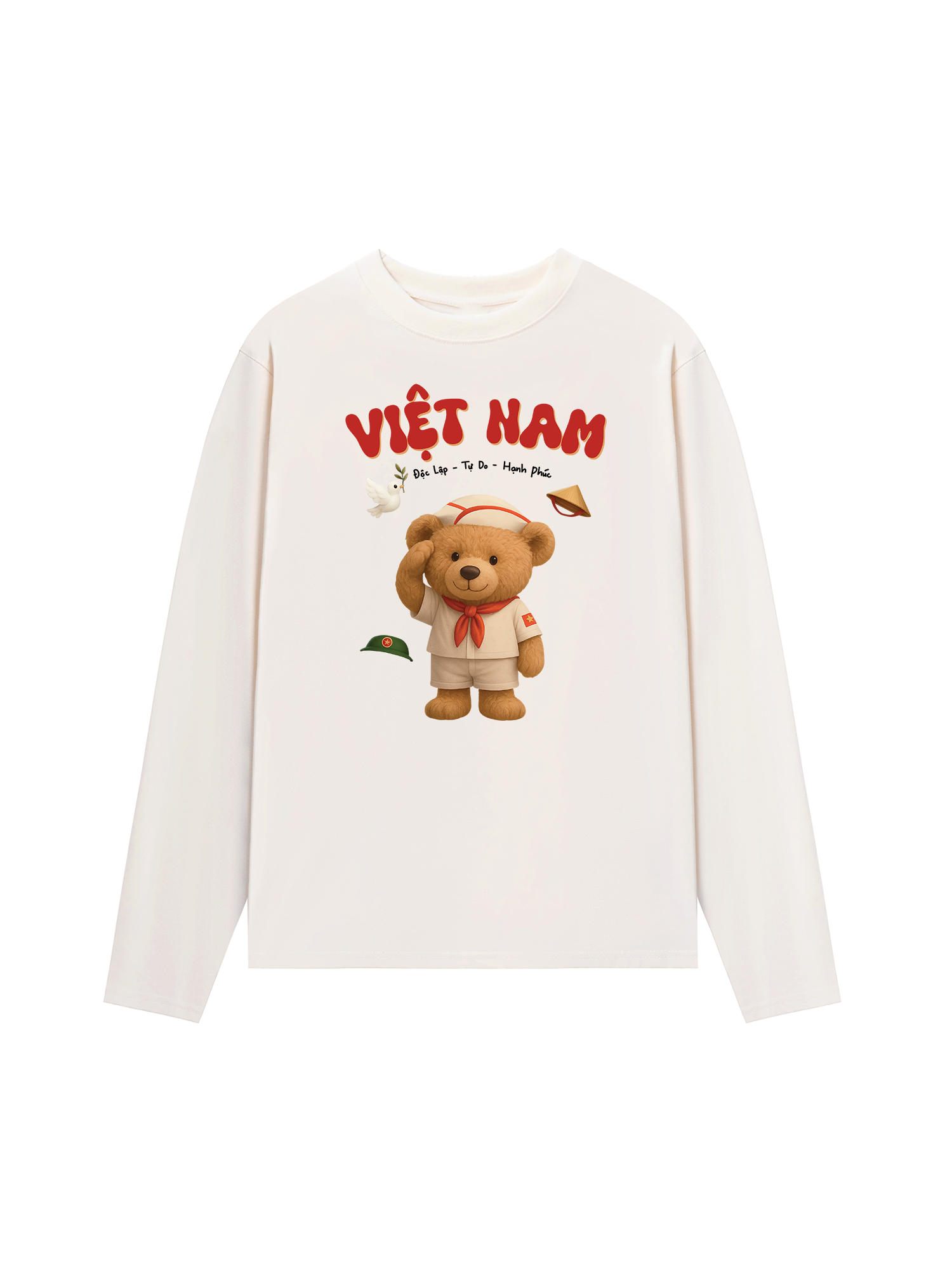 Áo Thun Dài Tay Việt Nam Teddy