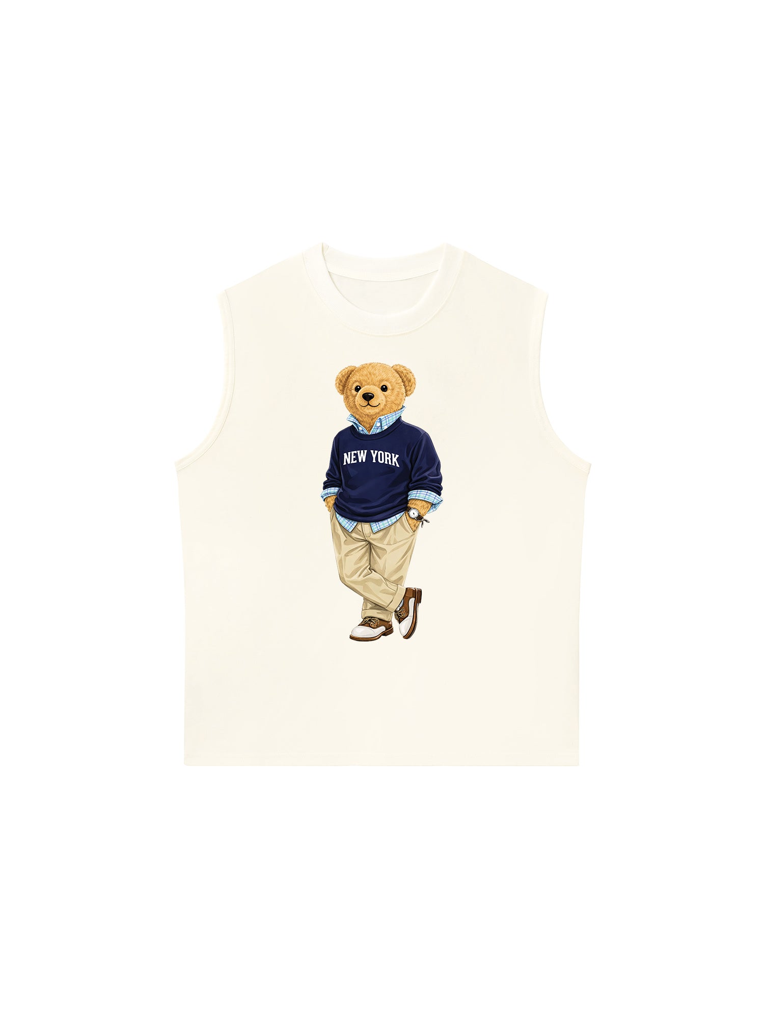Áo Ba Lỗ Relaxed Fit Classic Bear