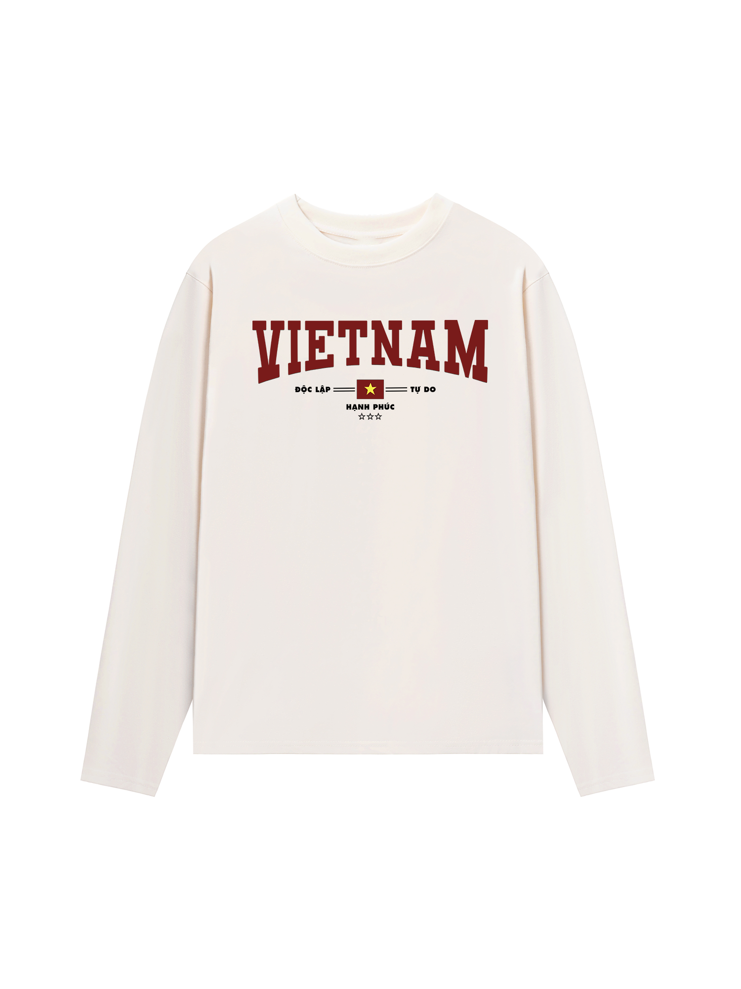 Áo Thun Dài Tay Việt Nam Độc lập - Tự Do - Hạnh Phúc 3