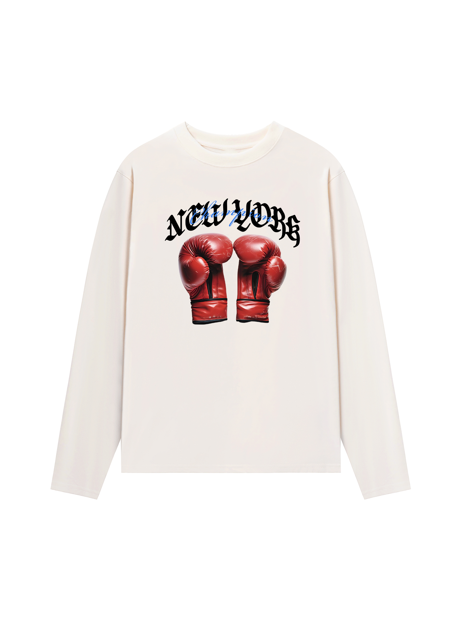 Áo Thun Dài Tay Champions New York Boxing