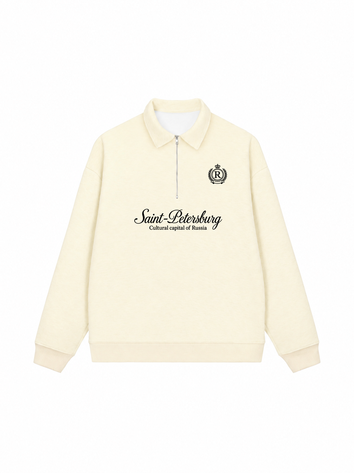 Áo Sweater Polo Nỉ Hai Da  Saint Petersburg