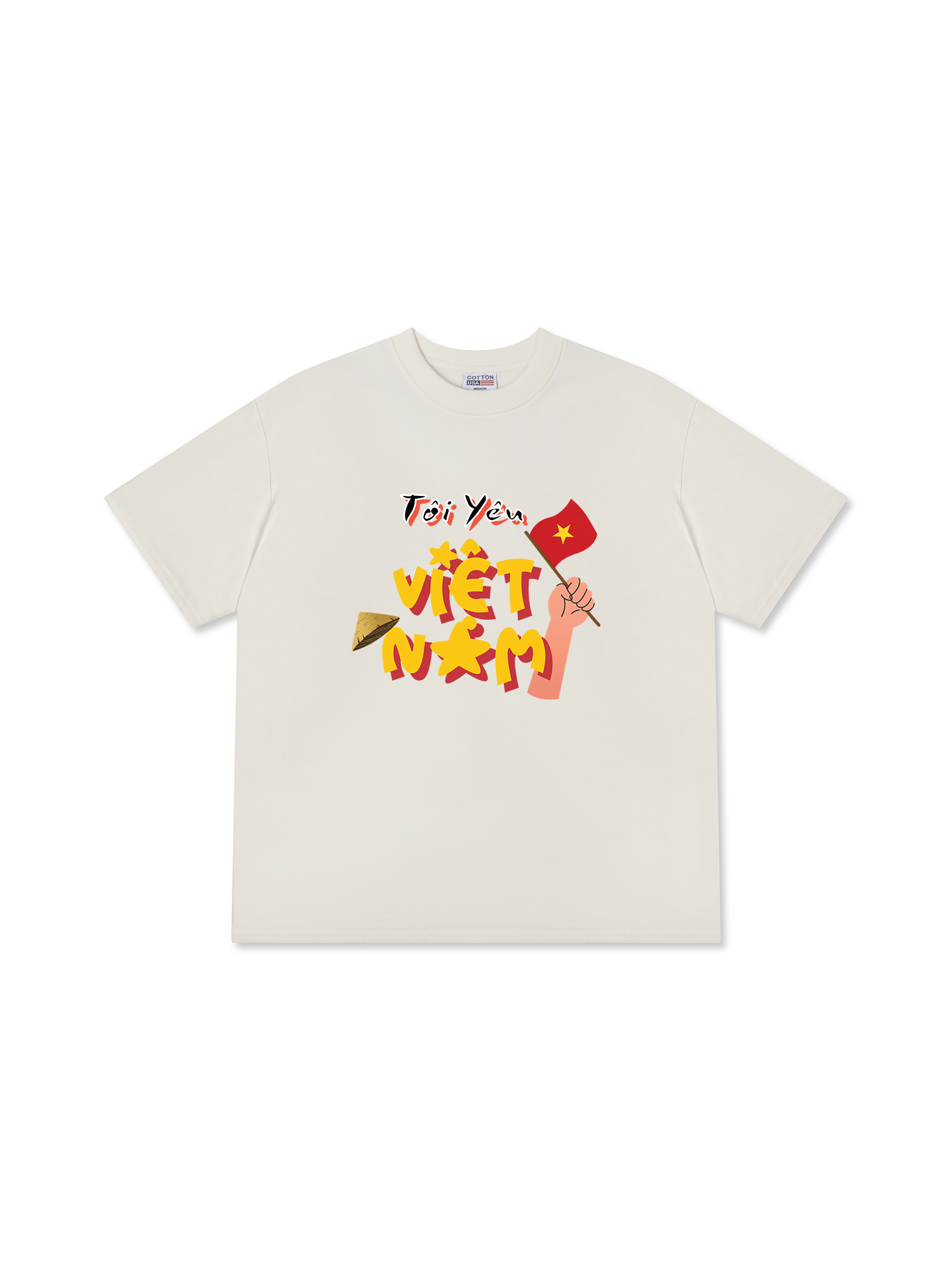 Áo Thun Relaxed Fit Việt Nam Tôi Yêu Việt Nam