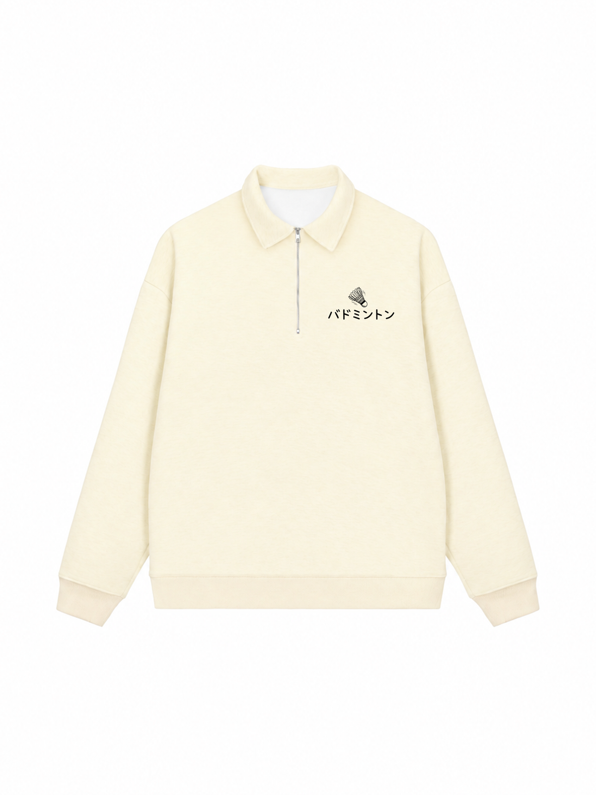 Áo Sweater Polo Nỉ Hai Da Badminton Tokyo