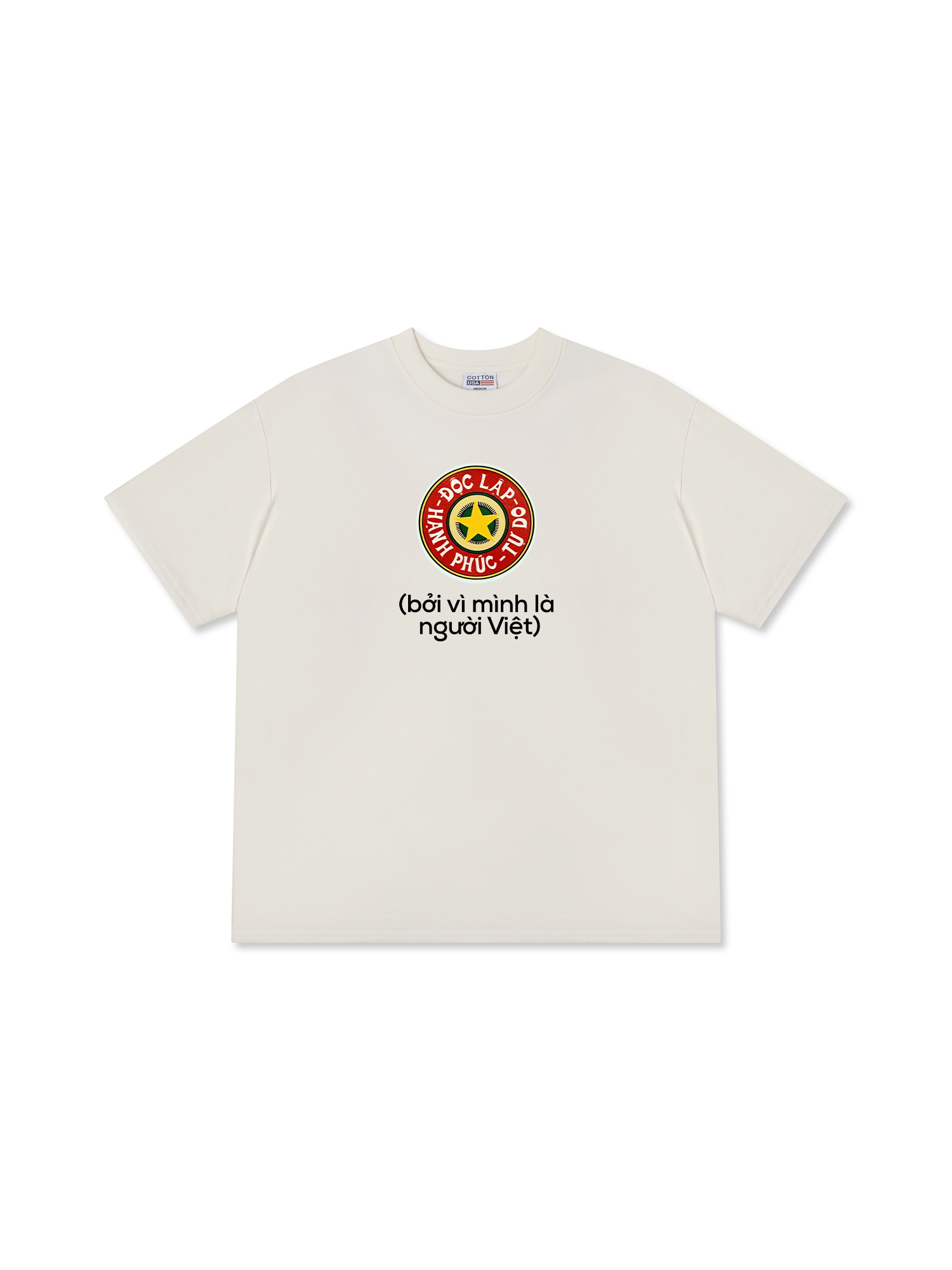 Áo Thun Relaxed Fit Cao Sao Đỏ