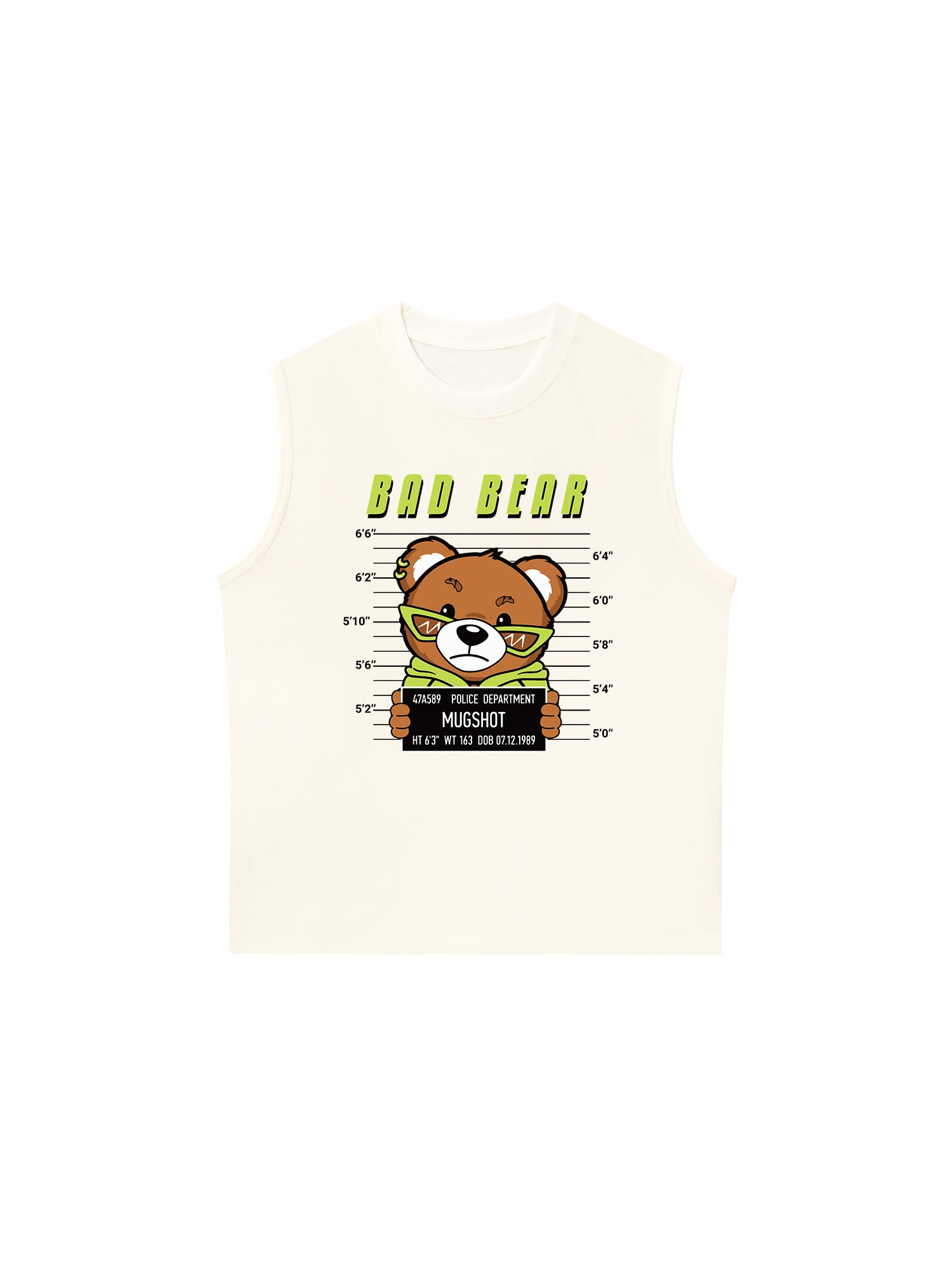 Áo Ba Lỗ Relaxed Fit Bad Bear
