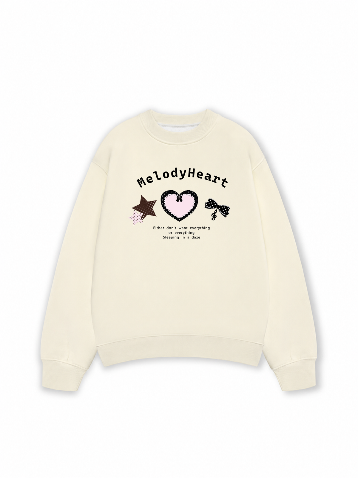 Áo Sweater Nỉ Hai Da Dotty Mood Cherry Diary