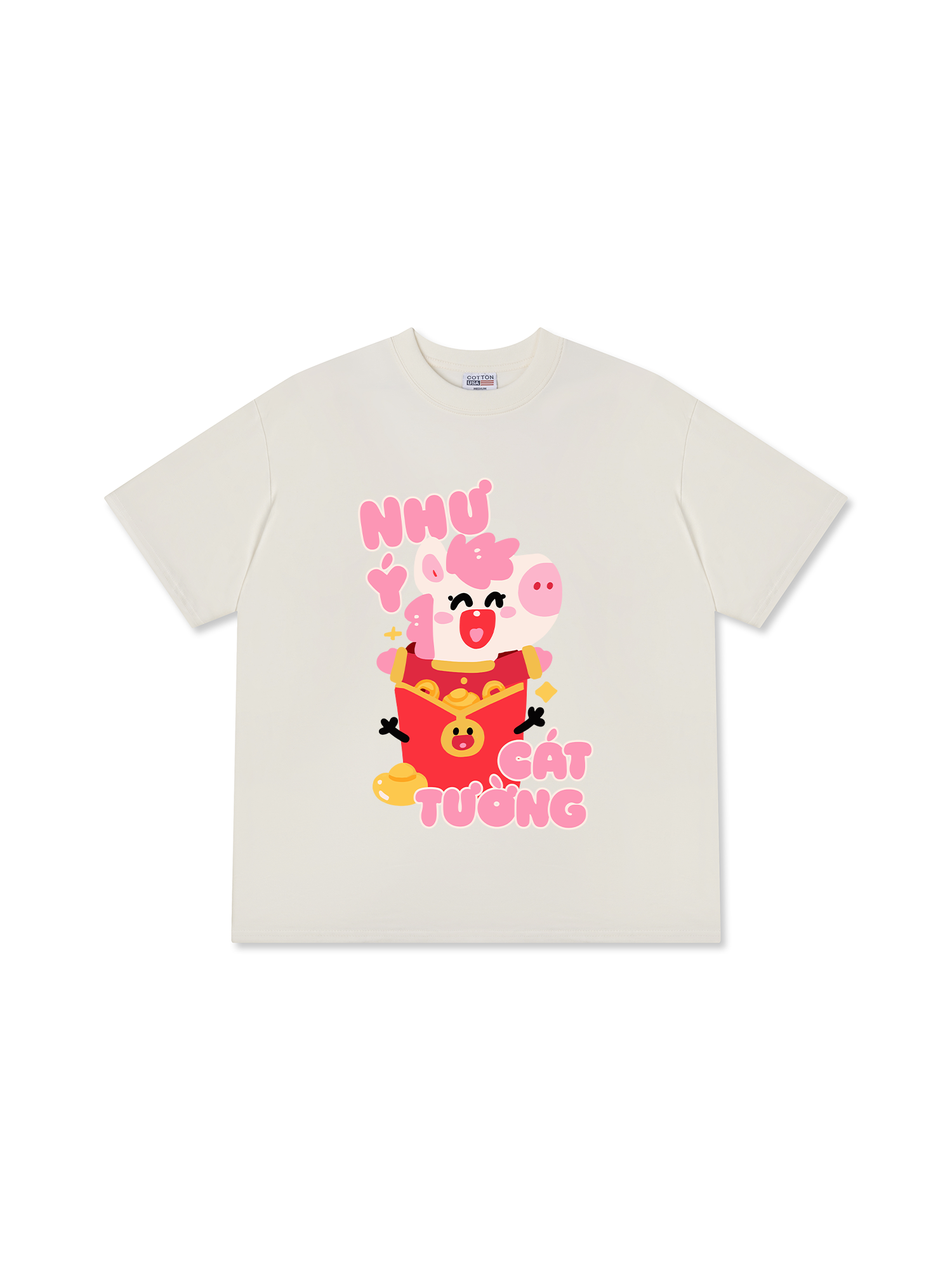 Áo Thun Relaxed Fit Như Ý Cát Tường
