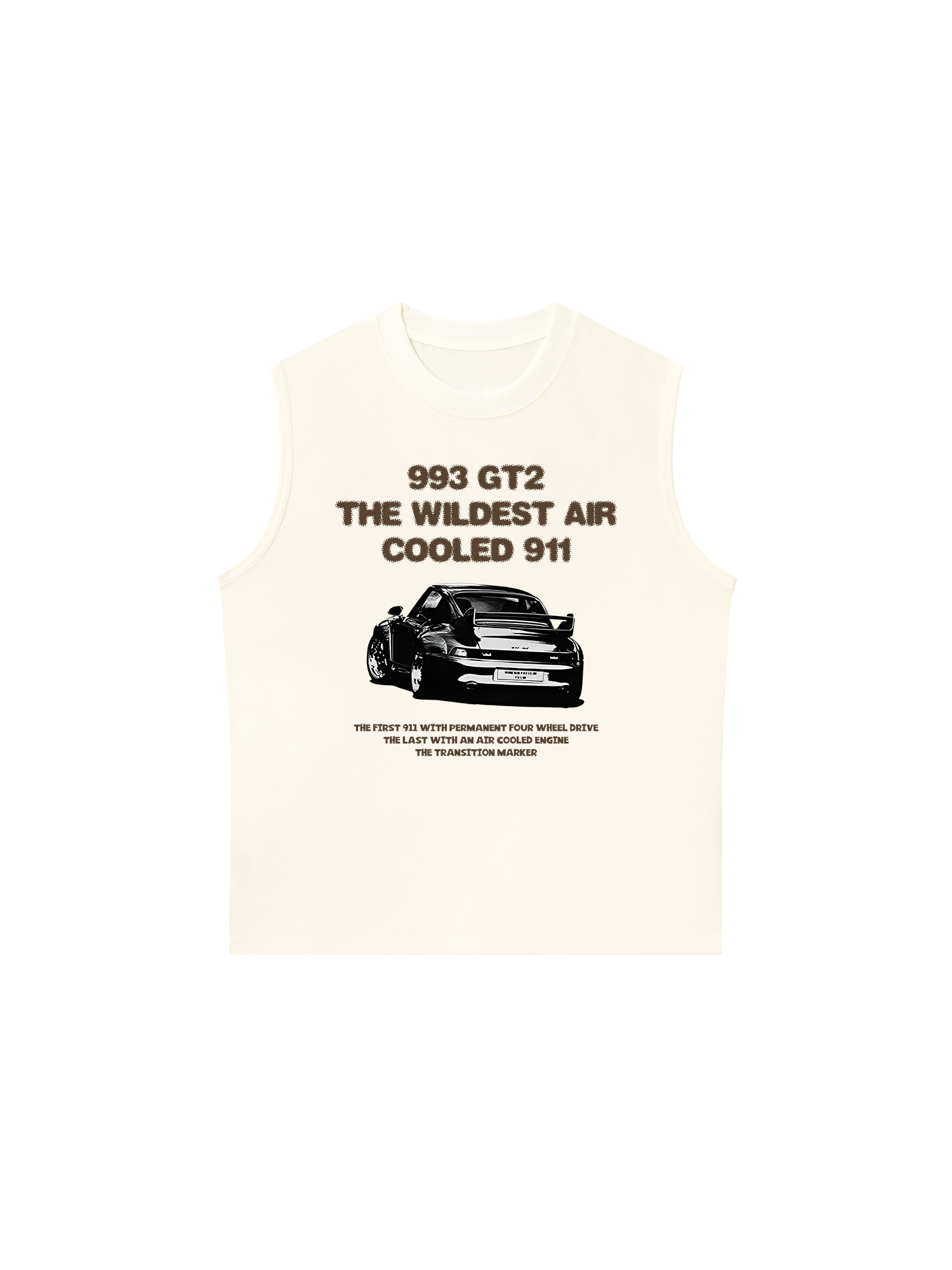 Áo Ba Lỗ Relaxed Fit Porsche 993 GT2 Retro