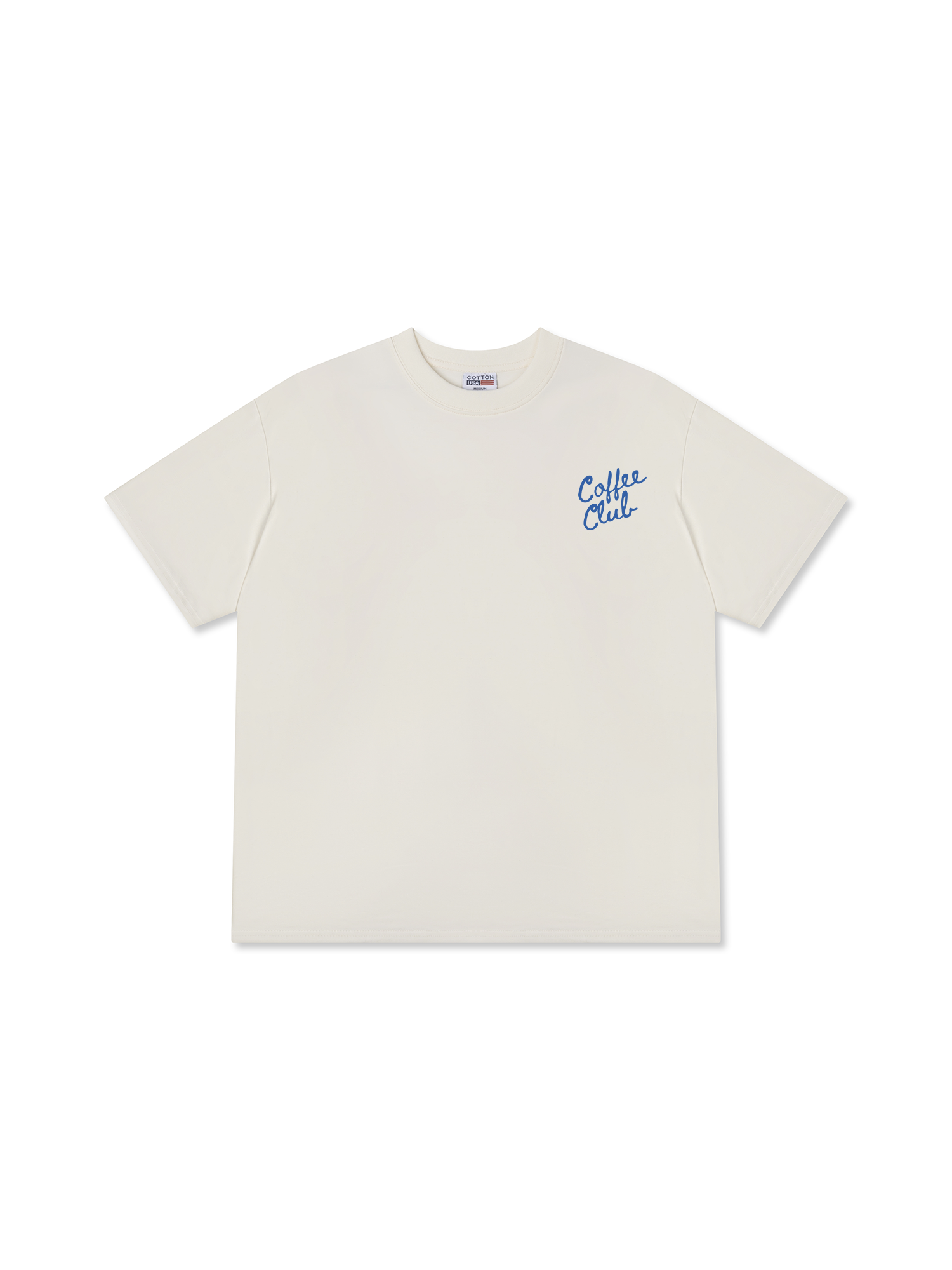 Áo Thun Relaxed Fit Coffee Club Blue