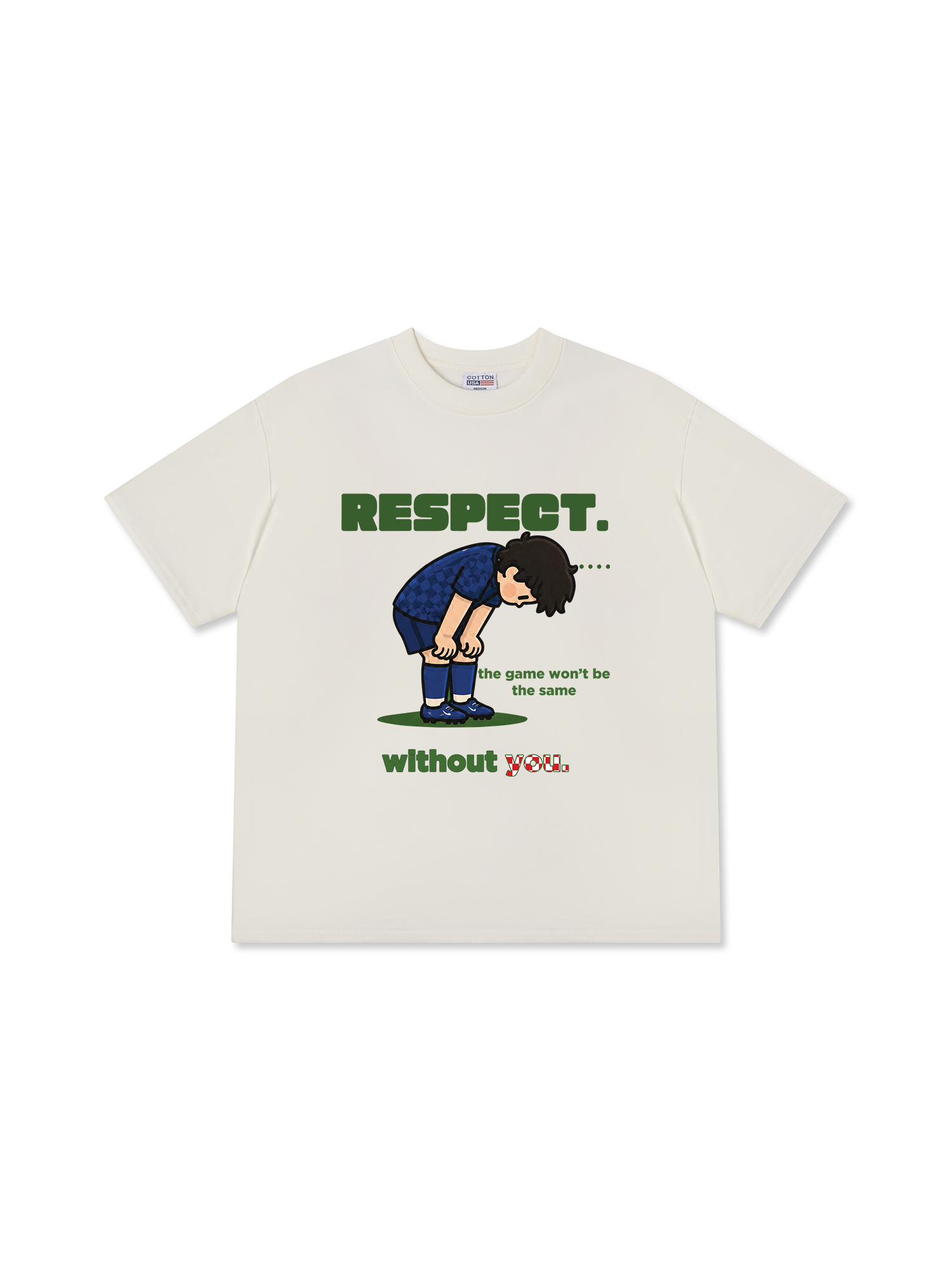 Áo Thun Relaxed Fit Soccer Respect