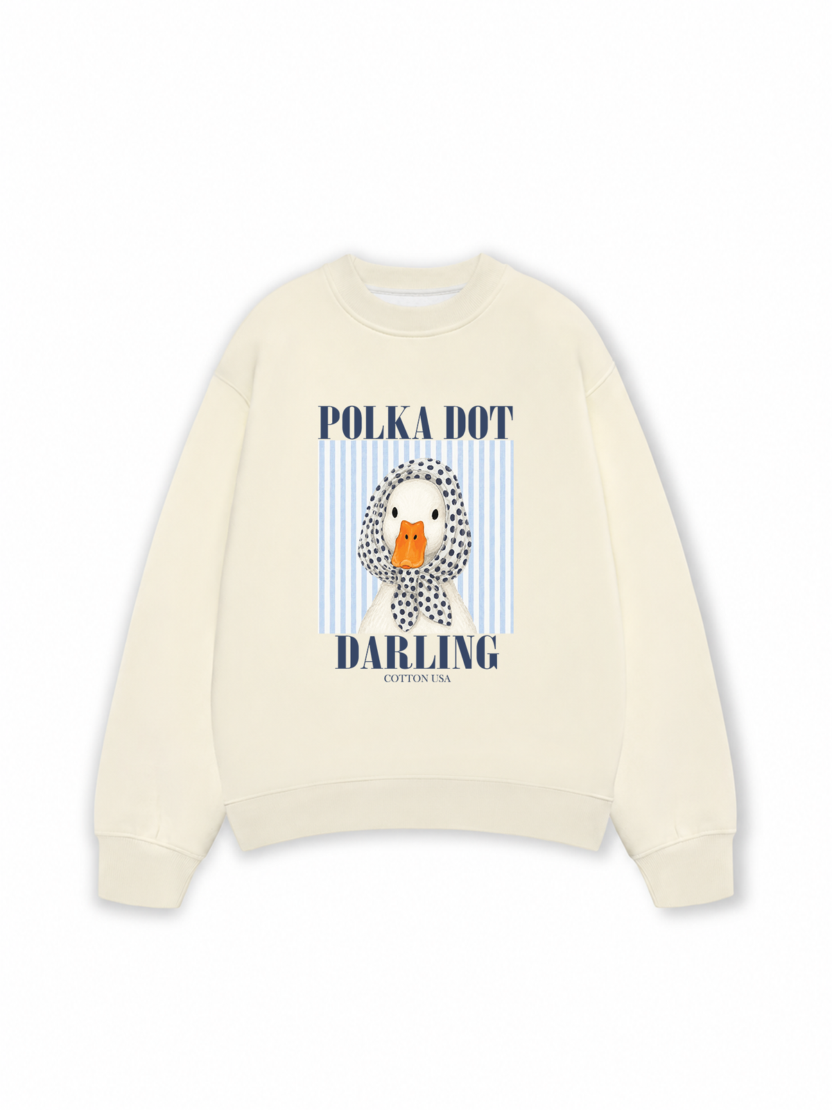 Áo Sweater Nỉ Hai Da Farm Polka Dot Darling