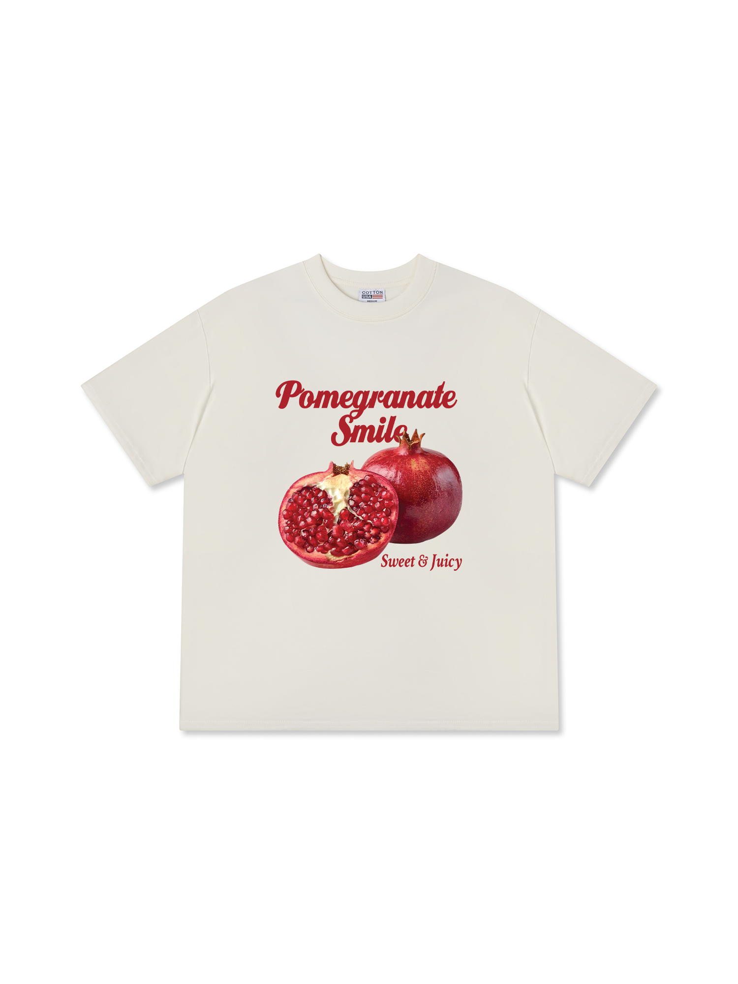 Áo Thun Relaxed Fit Tropical Pomegranate Smile