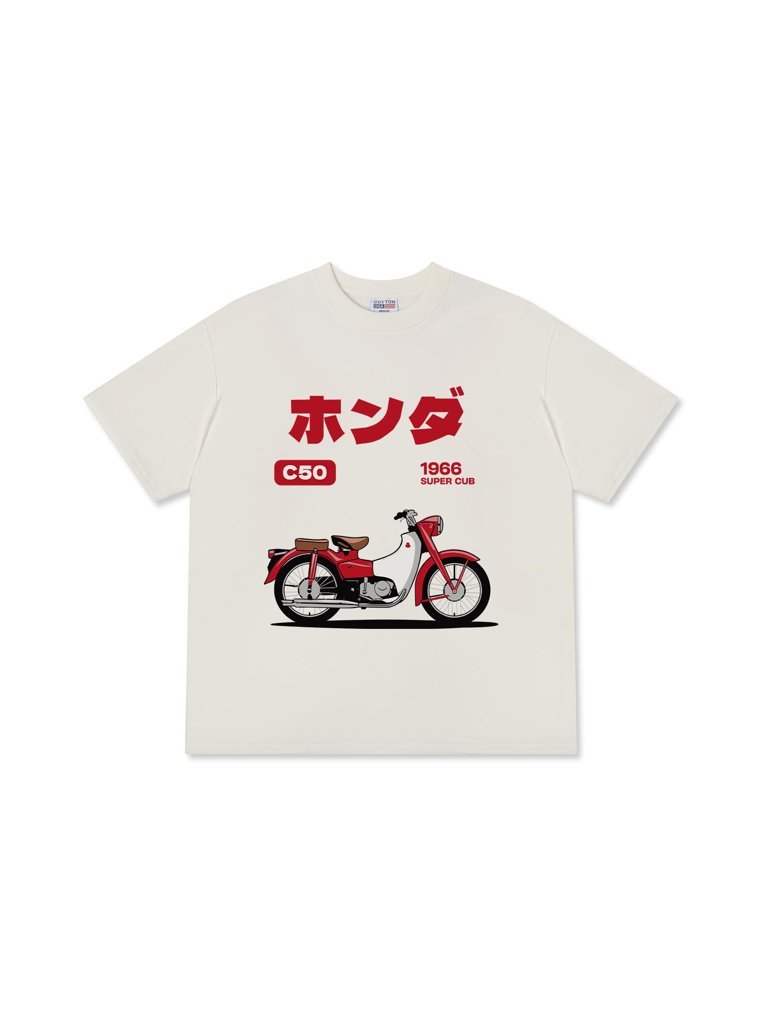 Áo Thun Relaxed Fit Super Cub Vintage 1966