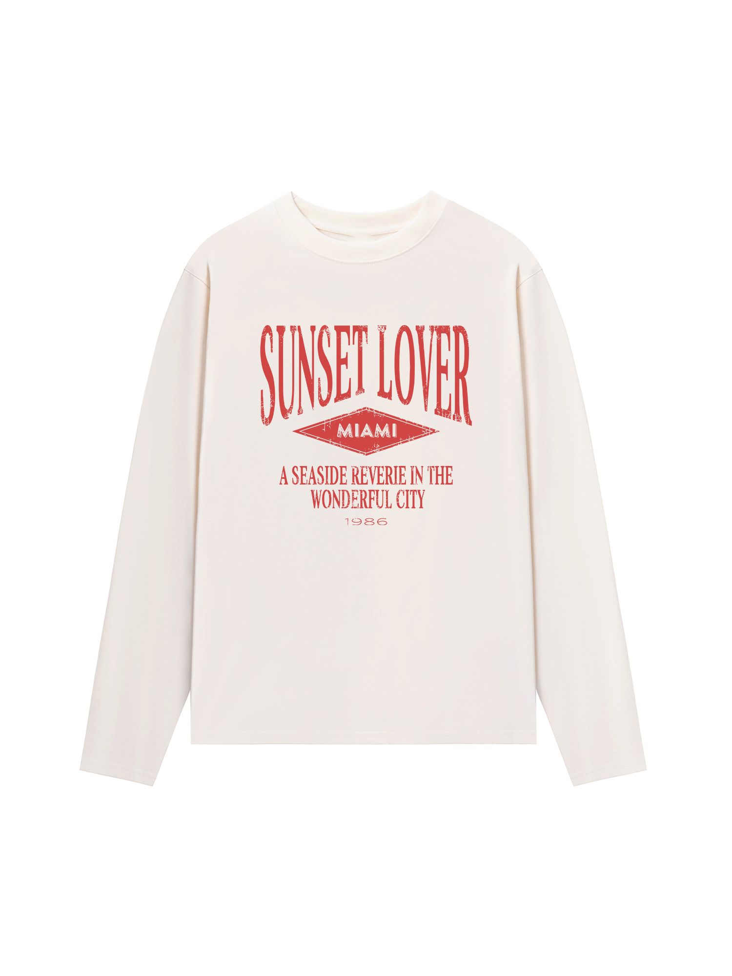 Áo Thun Dài Tay City Sunset Lover Miami