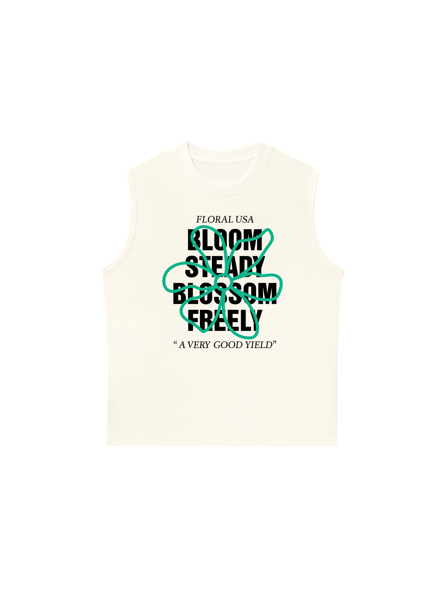 Áo Ba Lỗ Relaxed Fit Floral Bloom Steady