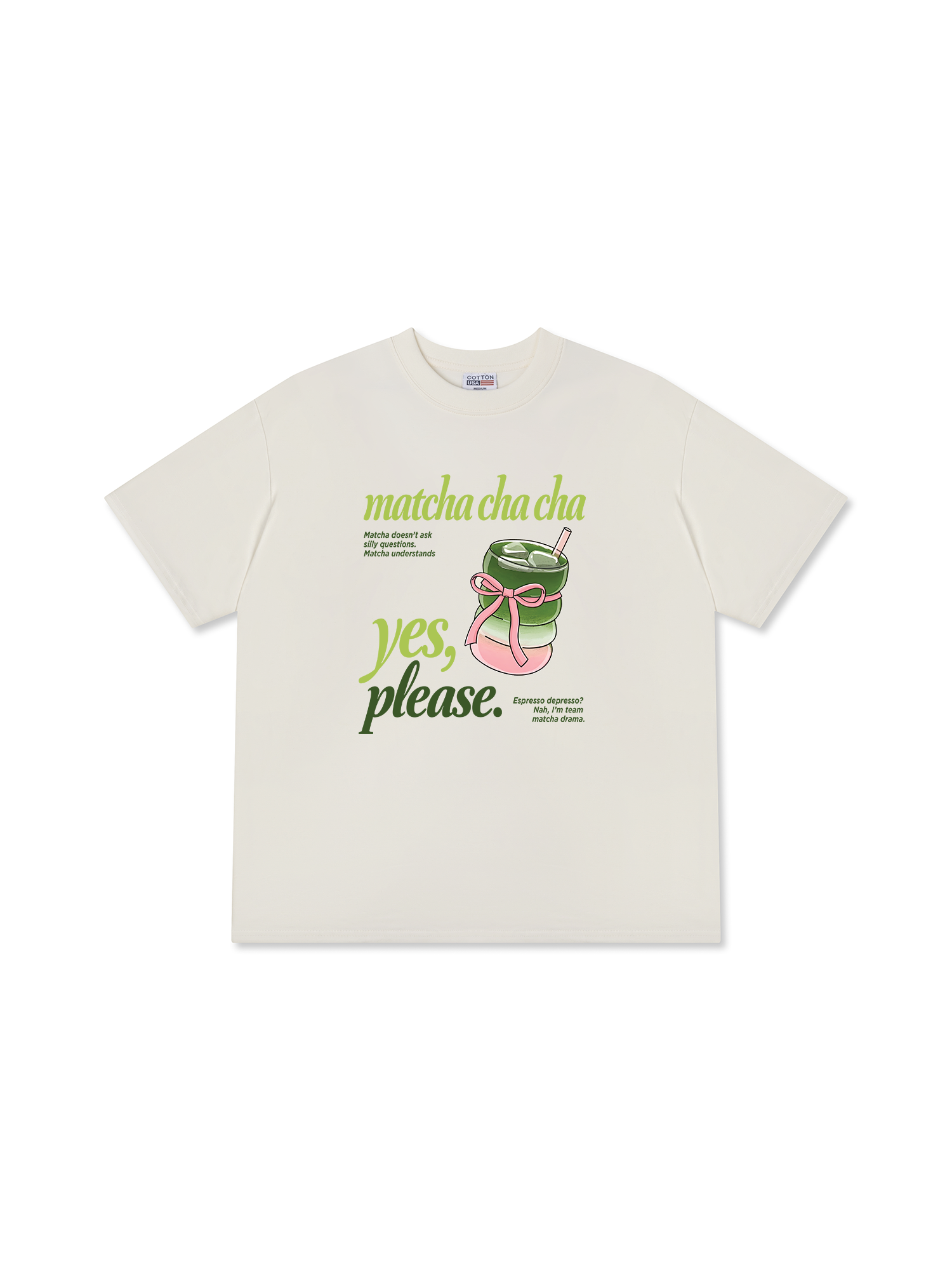 Áo Thun Relaxed Fit Daily Cup Matcha Understand