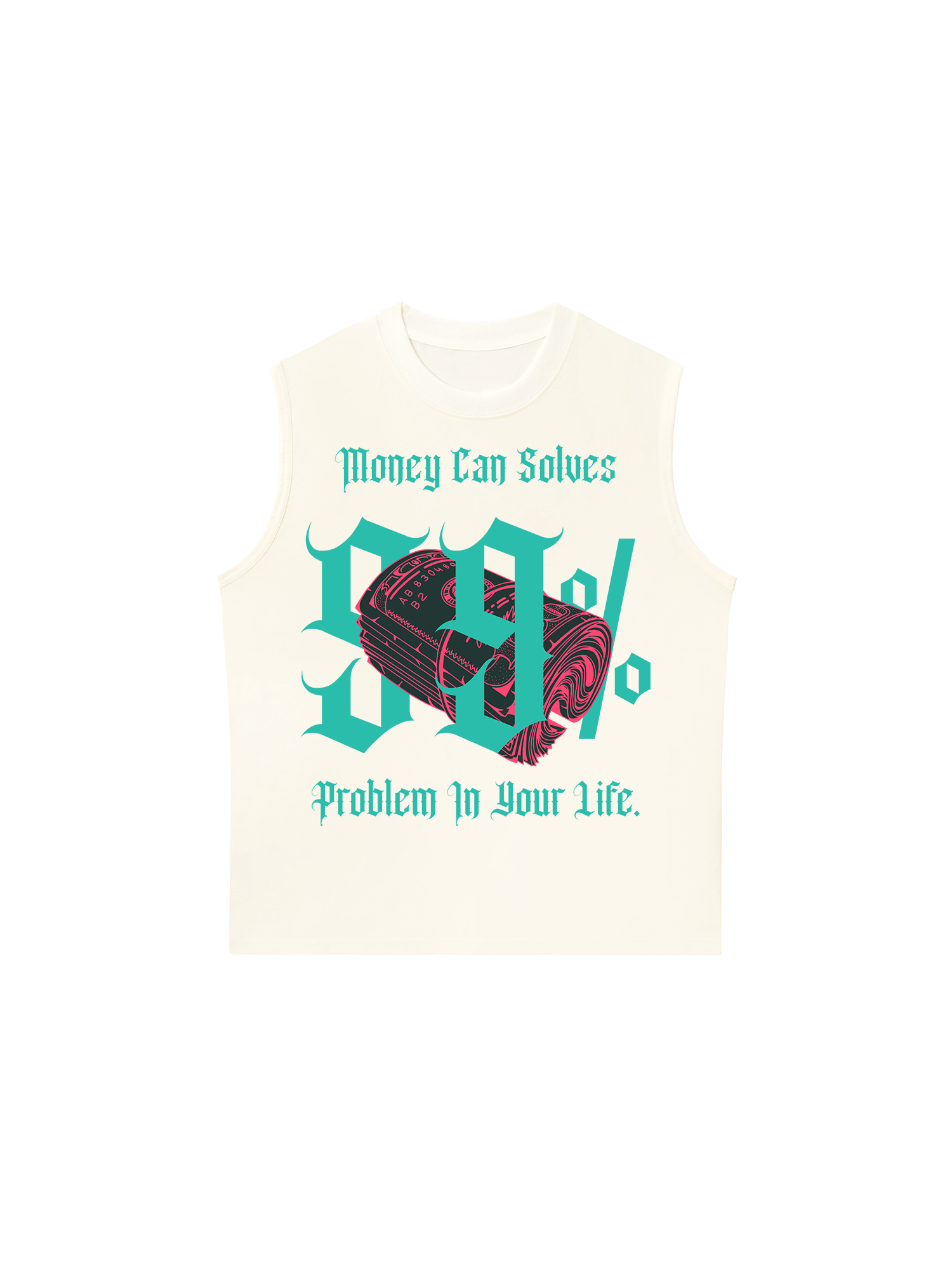 Áo Ba Lỗ Relaxed Fit Money Can Solves