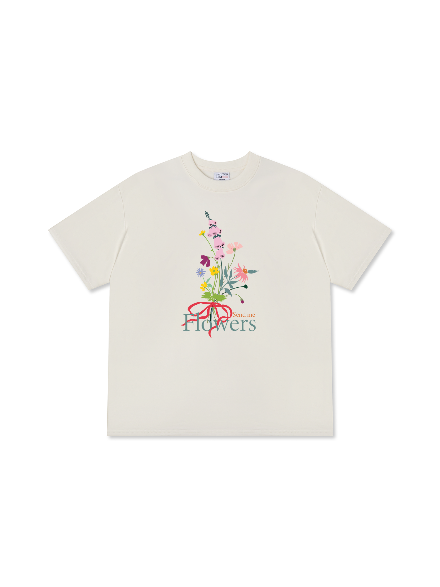 Áo Thun Relaxed Fit Floral Send me Flowers