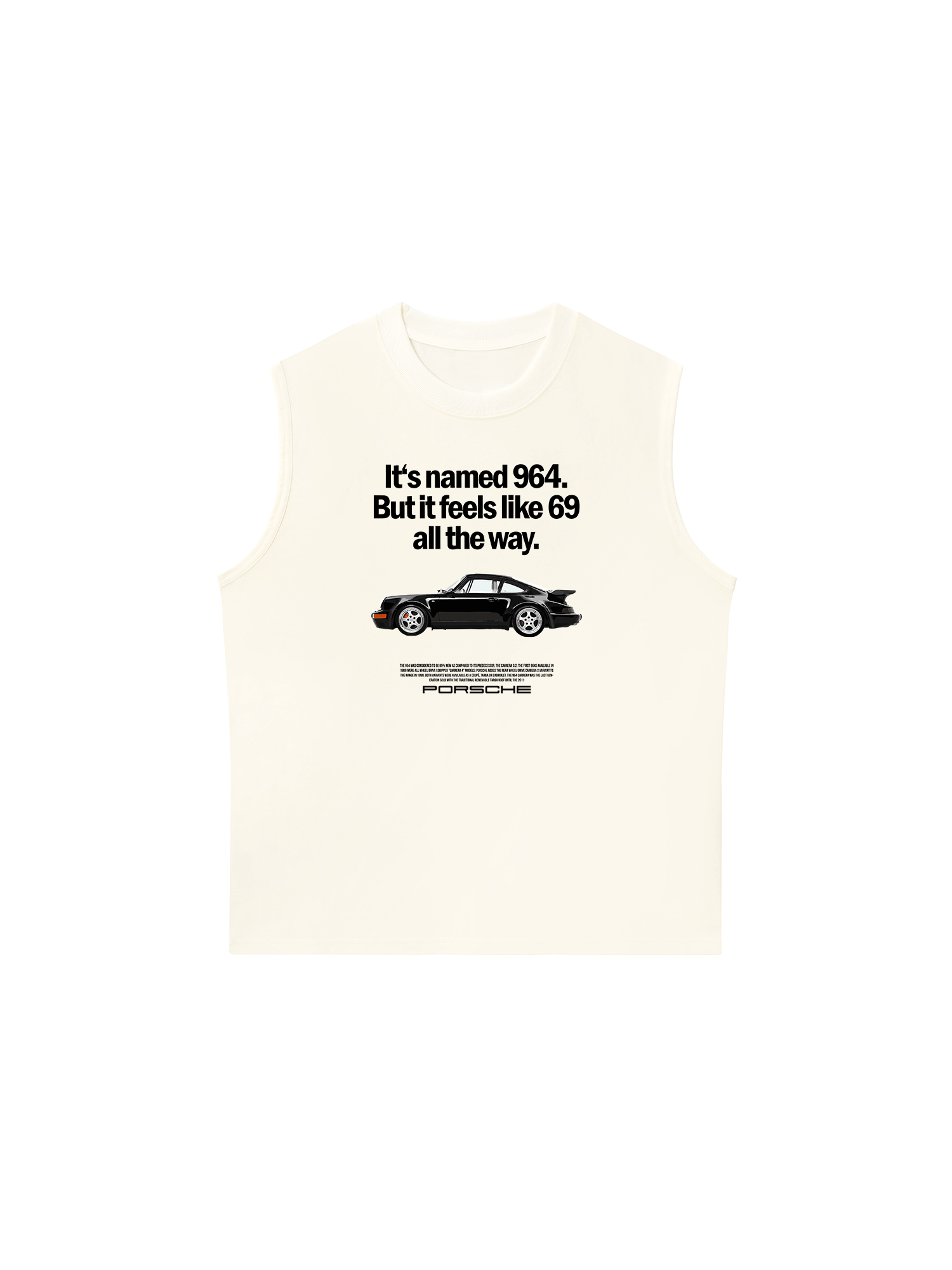 Áo Ba Lỗ Relaxed Fit Porsche It Feel Like 69