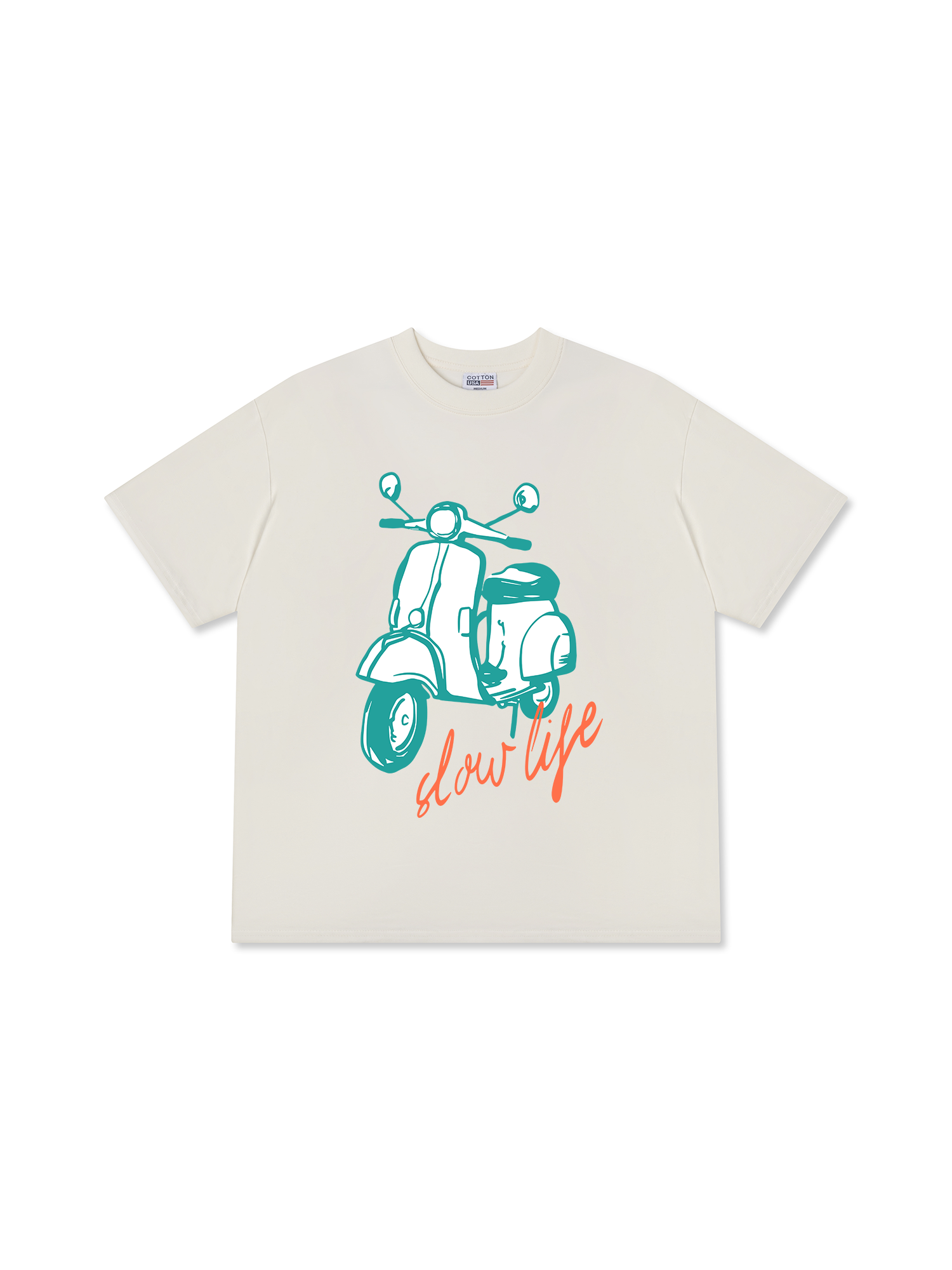 Áo Thun Relaxed Fit Slow Life