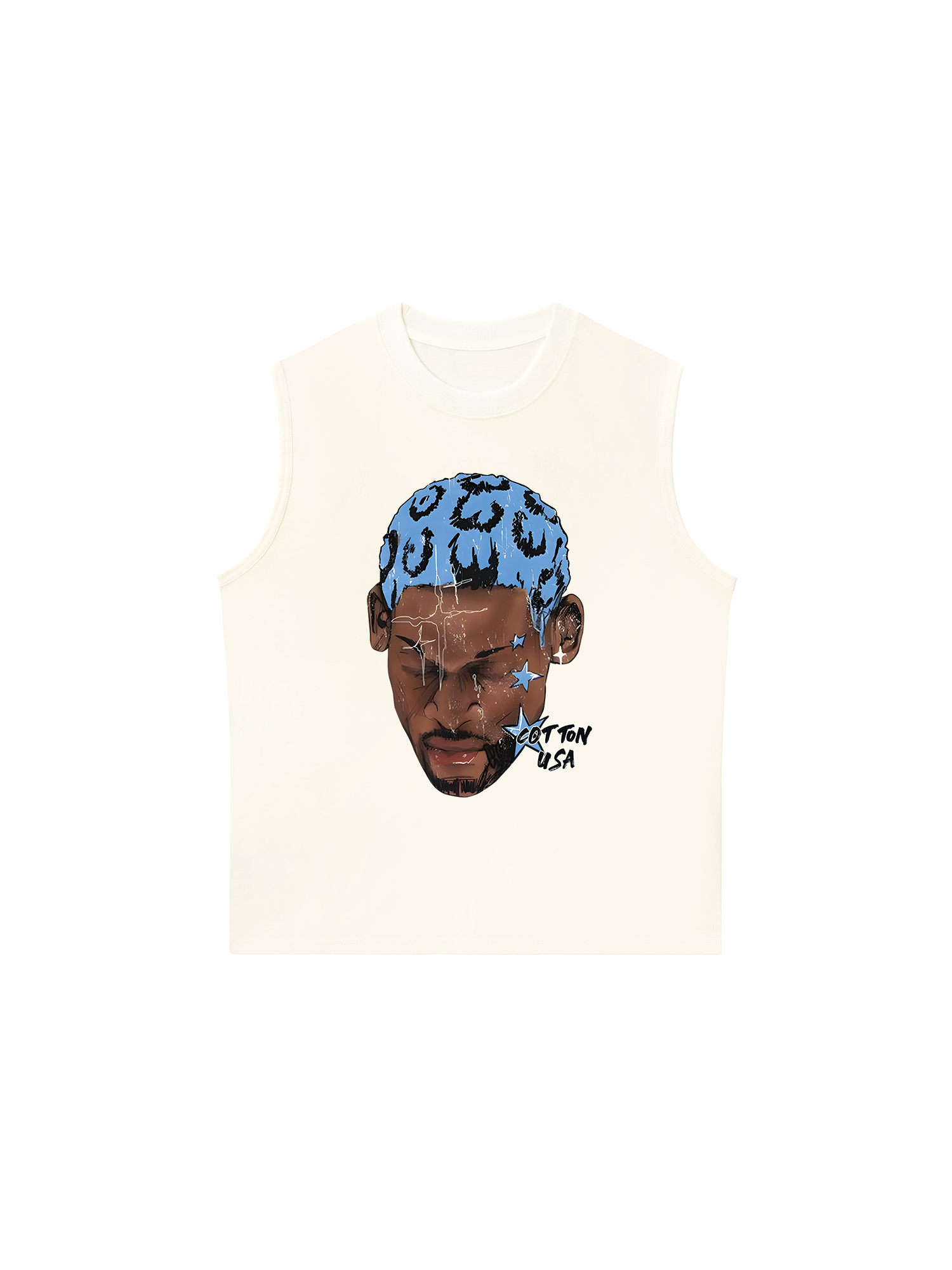 Áo Ba Lỗ Relaxed Fit Rapper Rodman Bad As I Wanna Be