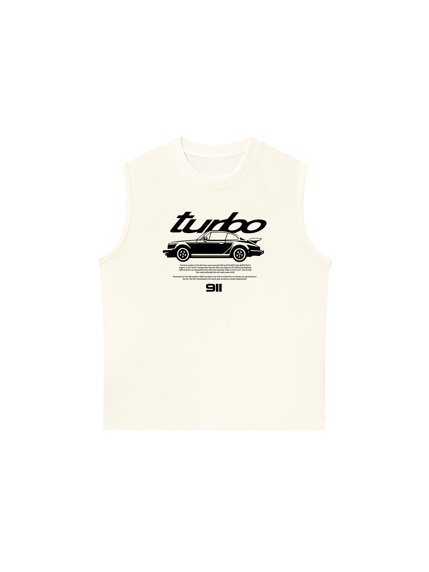 Áo Ba Lỗ Relaxed Fit Porsche Classic 911 Turbo