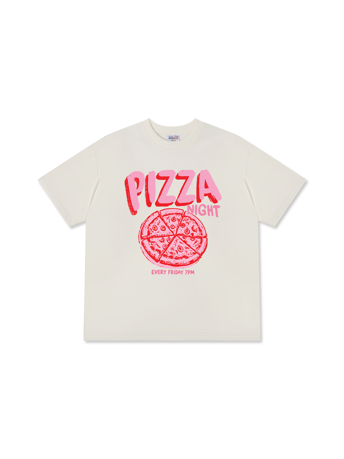 Áo Thun Relaxed Fit Pizza Night