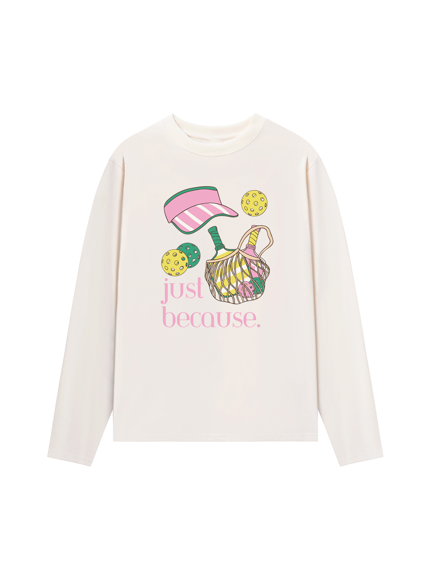 Áo Thun Dài Tay Pickleball Just Because