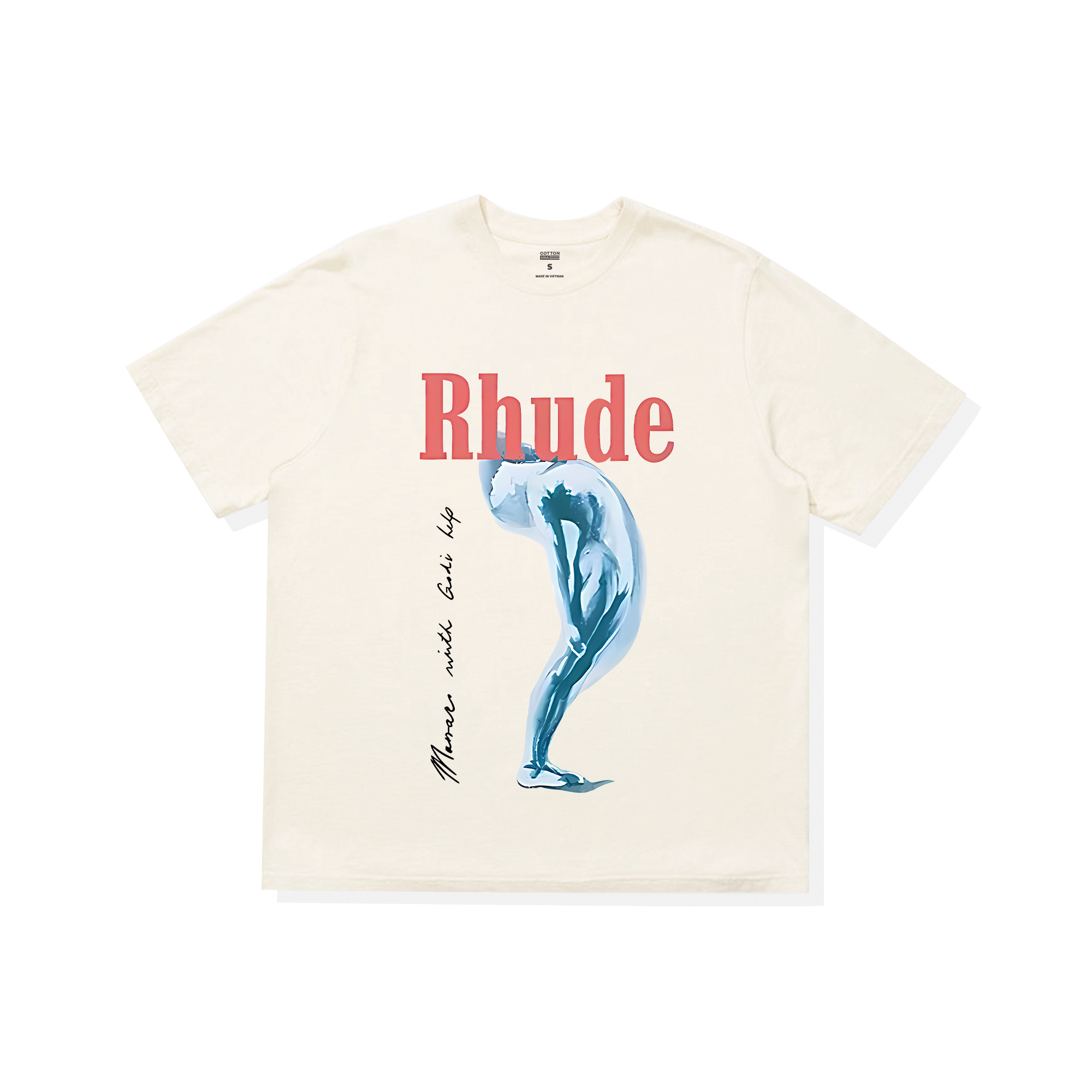 Áo Thun Oversize RHUDE Off-White God Help Me