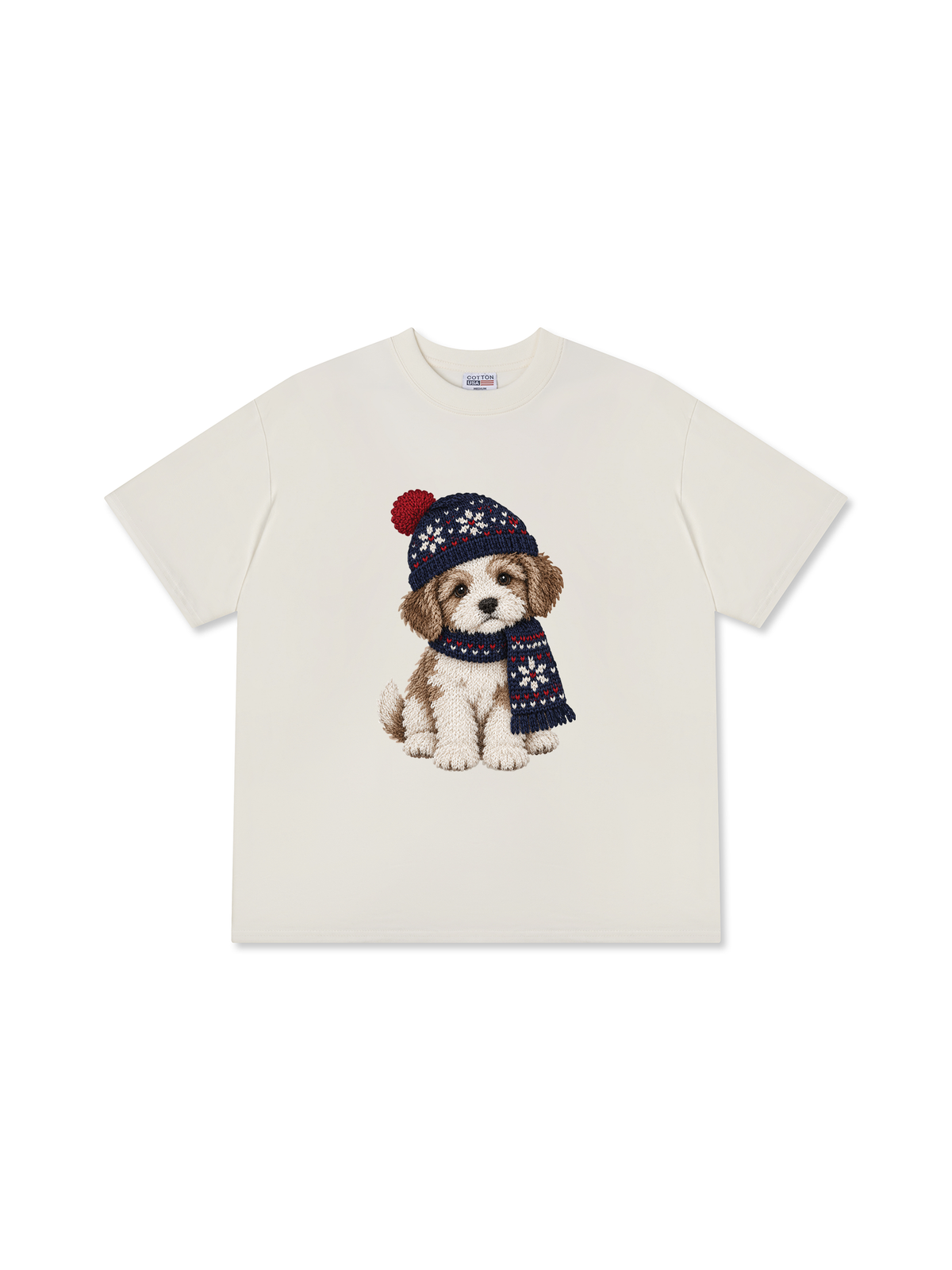Áo Thun Relaxed Fit Winter Pup