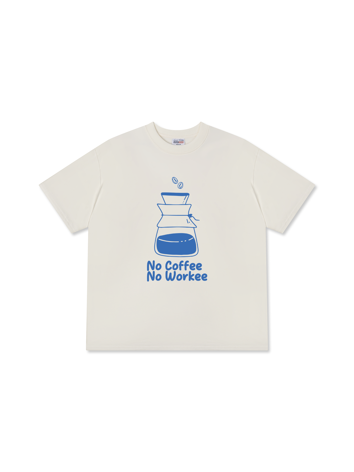 Áo Thun Relaxed Fit Daily Cup No Coffee No Workee