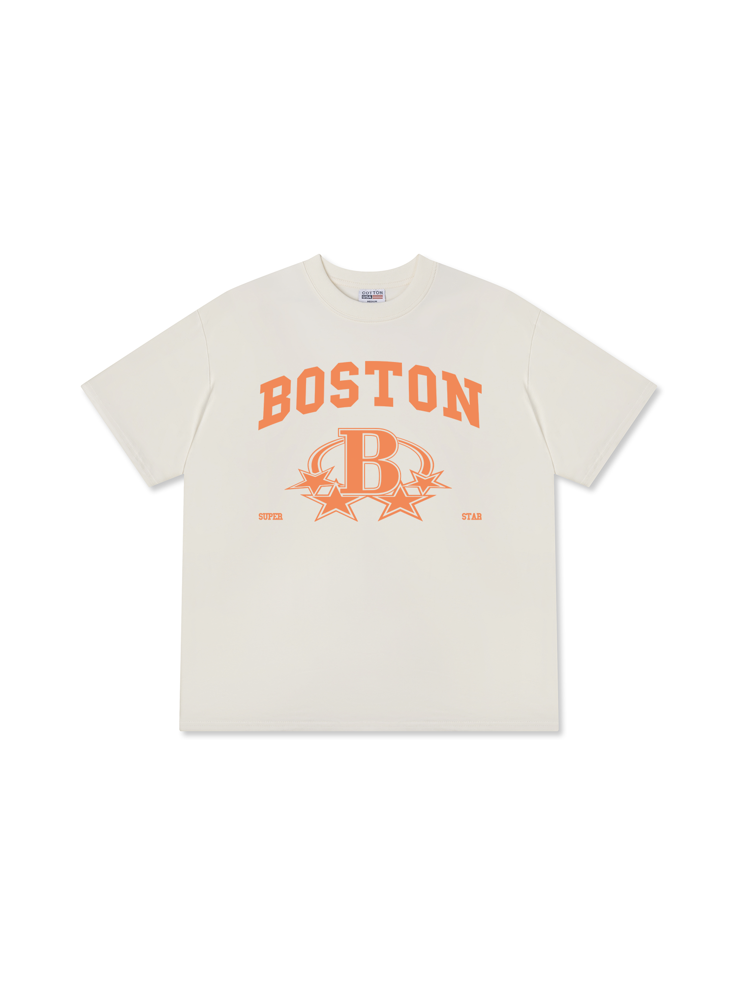 Áo Thun Relaxed Fit USA Boston Super Star