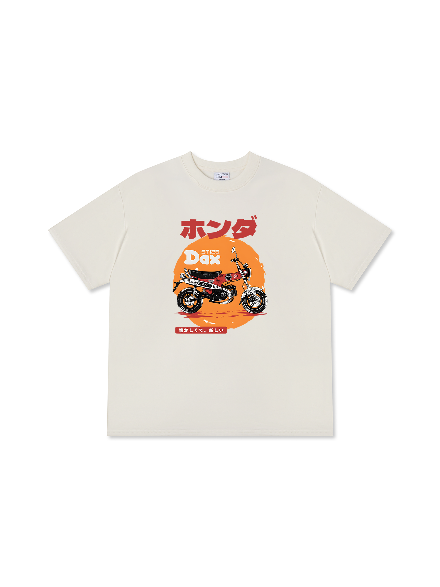 Áo Thun Relaxed Fit Motorbike Honda ST125 Dax