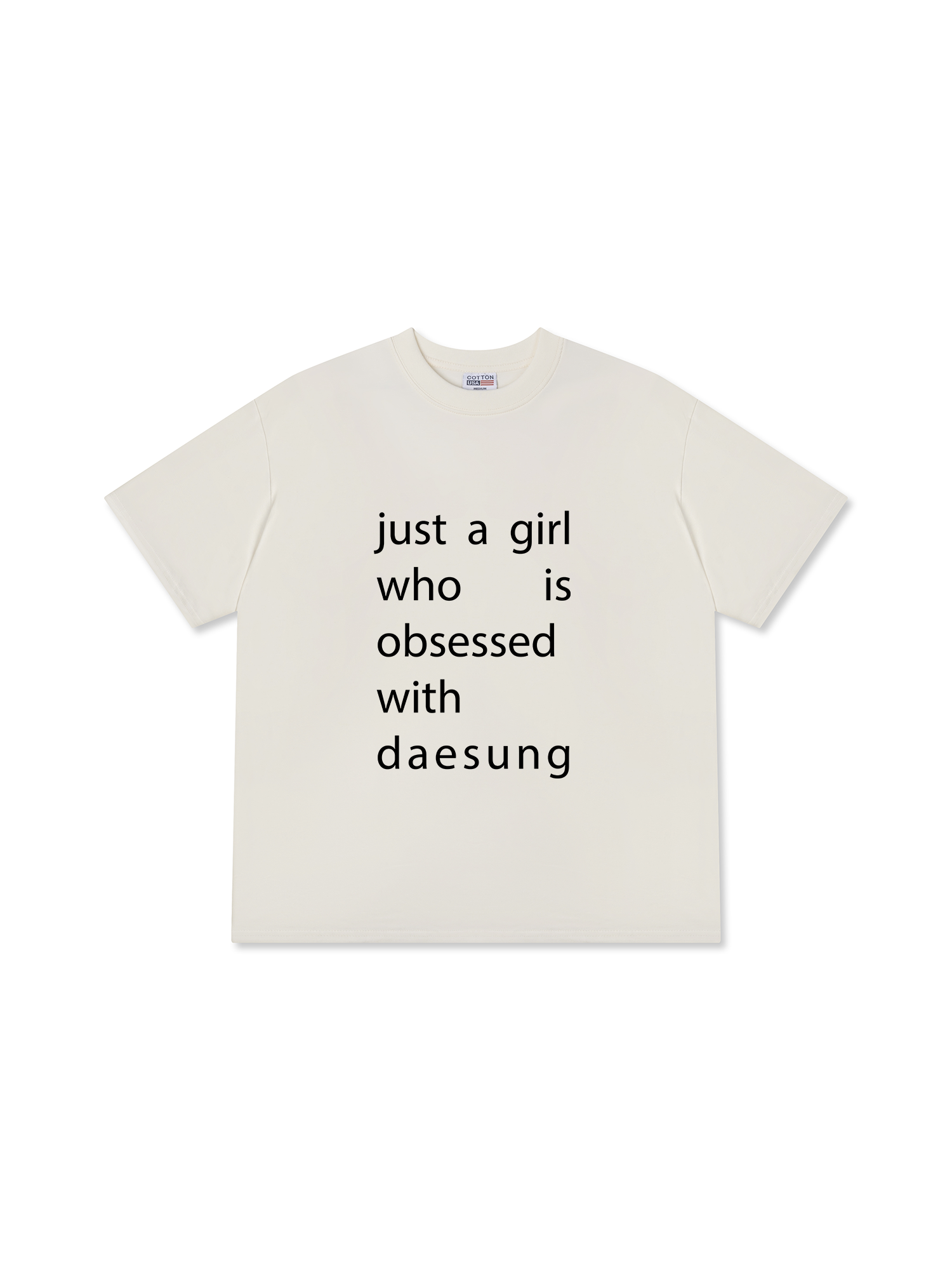 Áo Thun Relaxed Fit Idols Just A Girl Who Is Obsessed Daesung