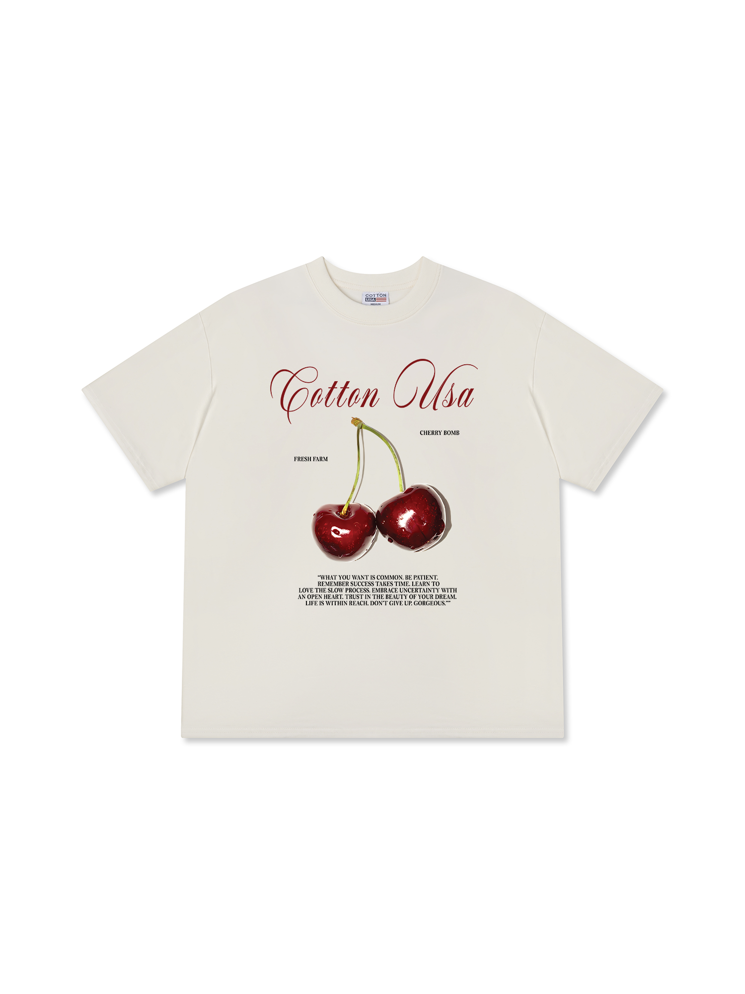 Áo Thun Relaxed Fit Cherry Classic Cherru Club Pink Plaid