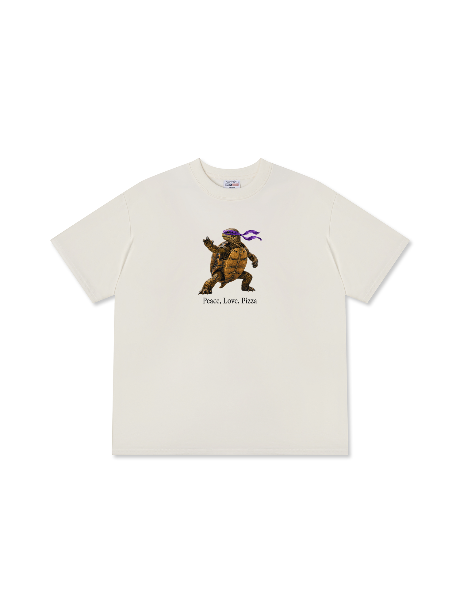Áo Thun Relaxed Fit Purple Turtle