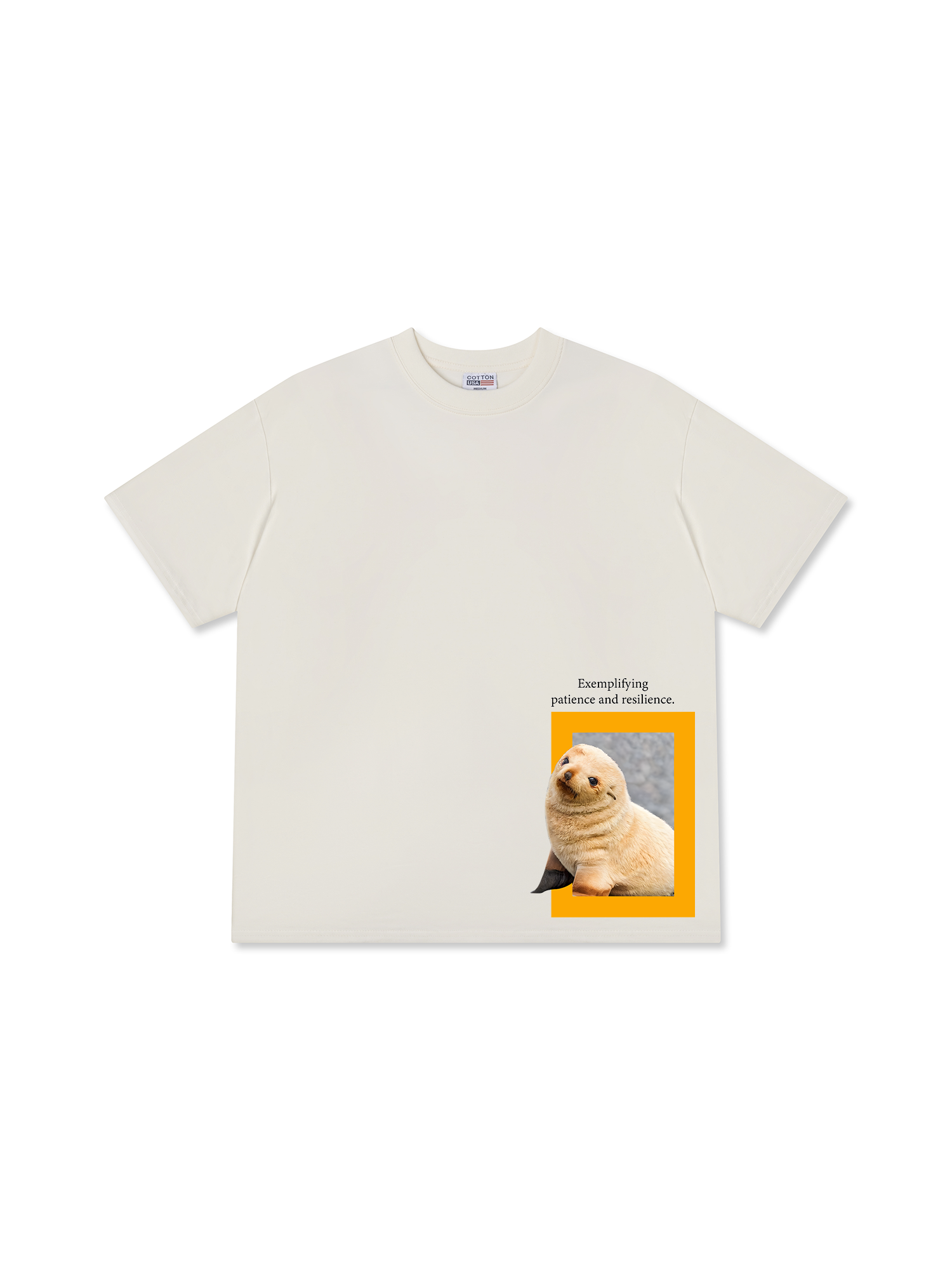 Áo Thun Relaxed Fit Wild Life Exemplifying Patience