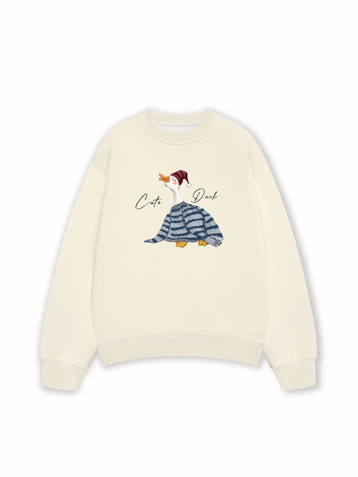 Áo Sweater Nỉ Hai Da Farm Cute Duck