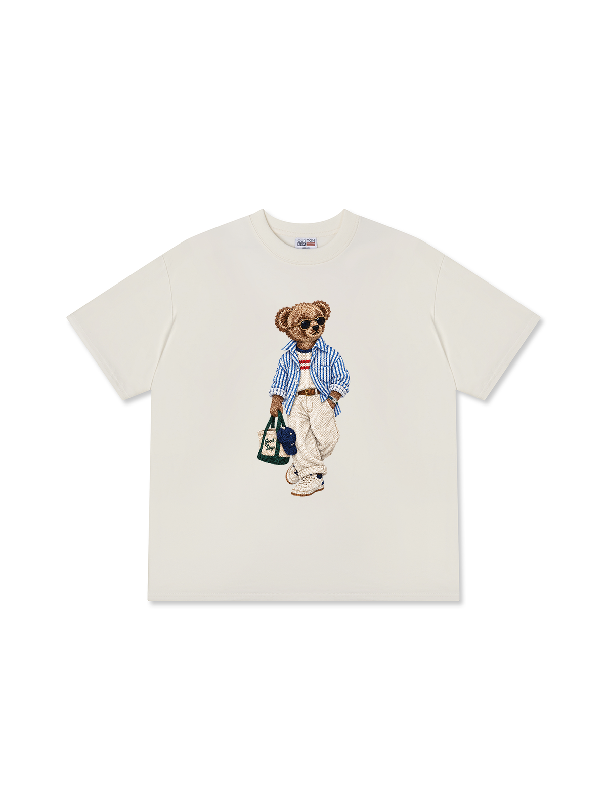 Áo Thun Relaxed Fit Bear Quiet Luxury