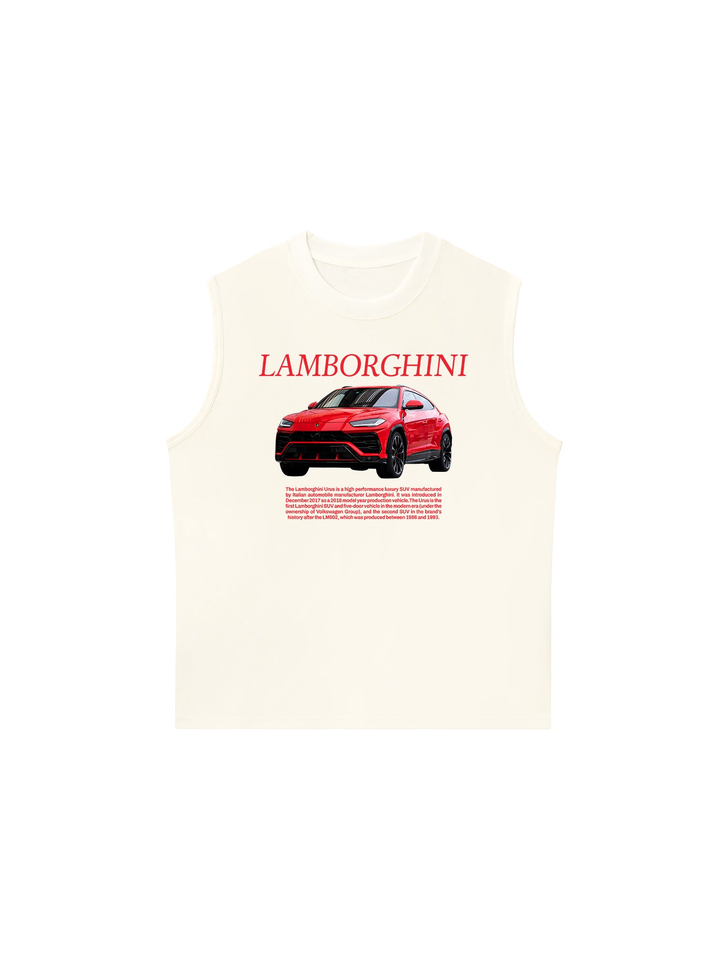 Áo Ba Lỗ Relaxed Fit Lamborghini Urus Red